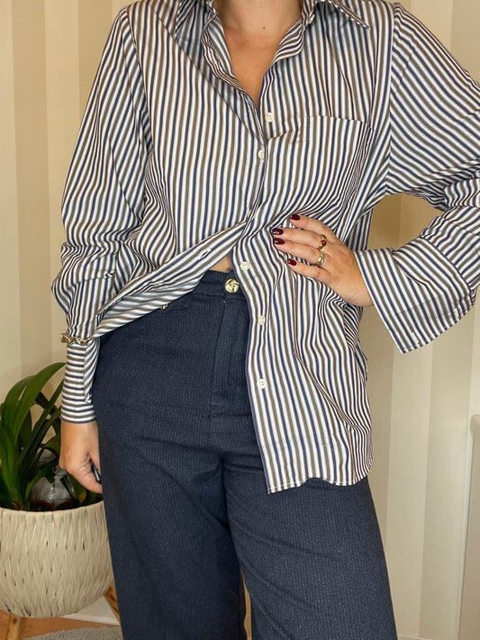 Camicia con fantasia a righe,ROY ROGER’S