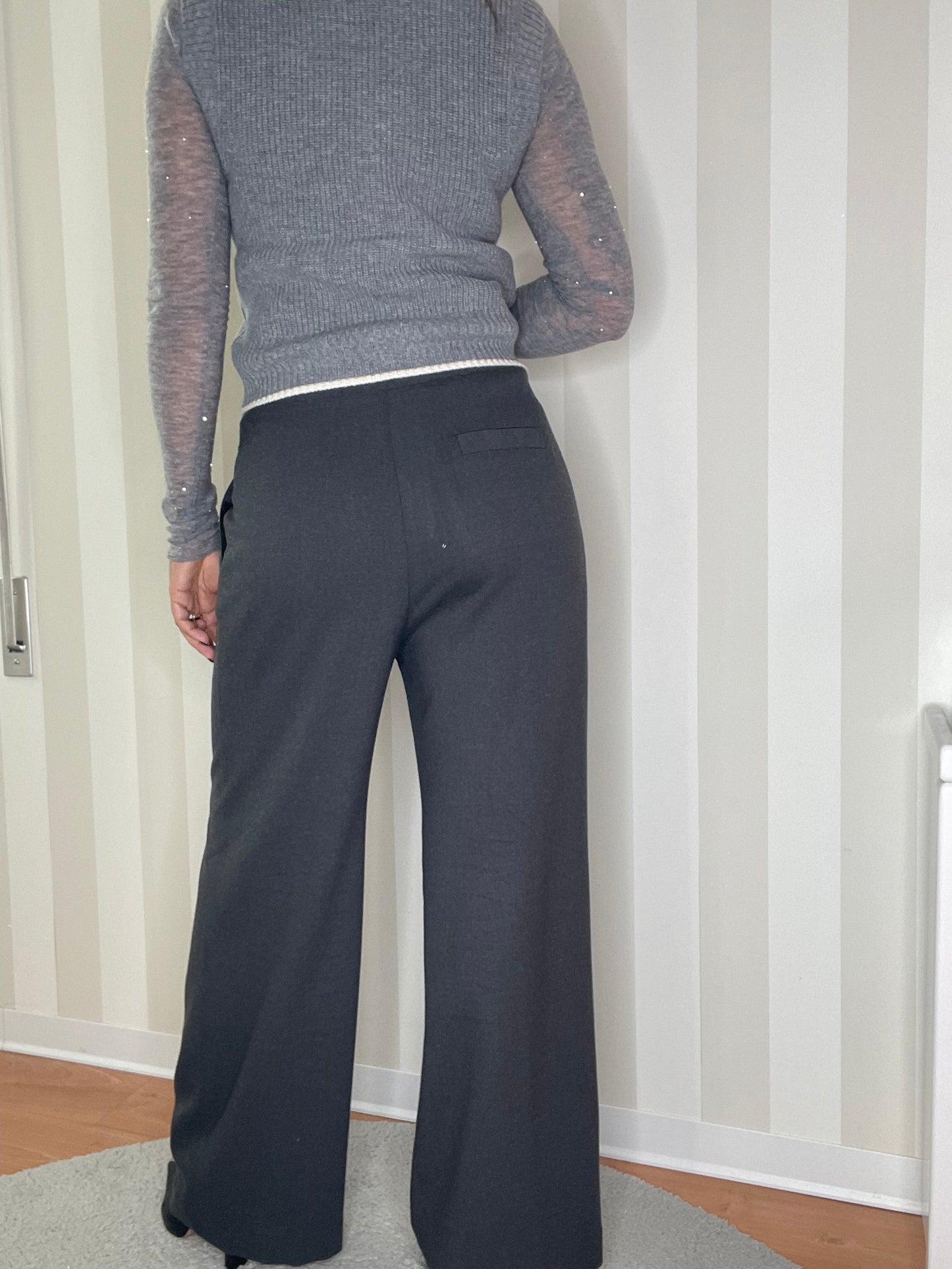 PANTALONI AMPI CON COULISSE MÉLANGE,SO ALLURE.