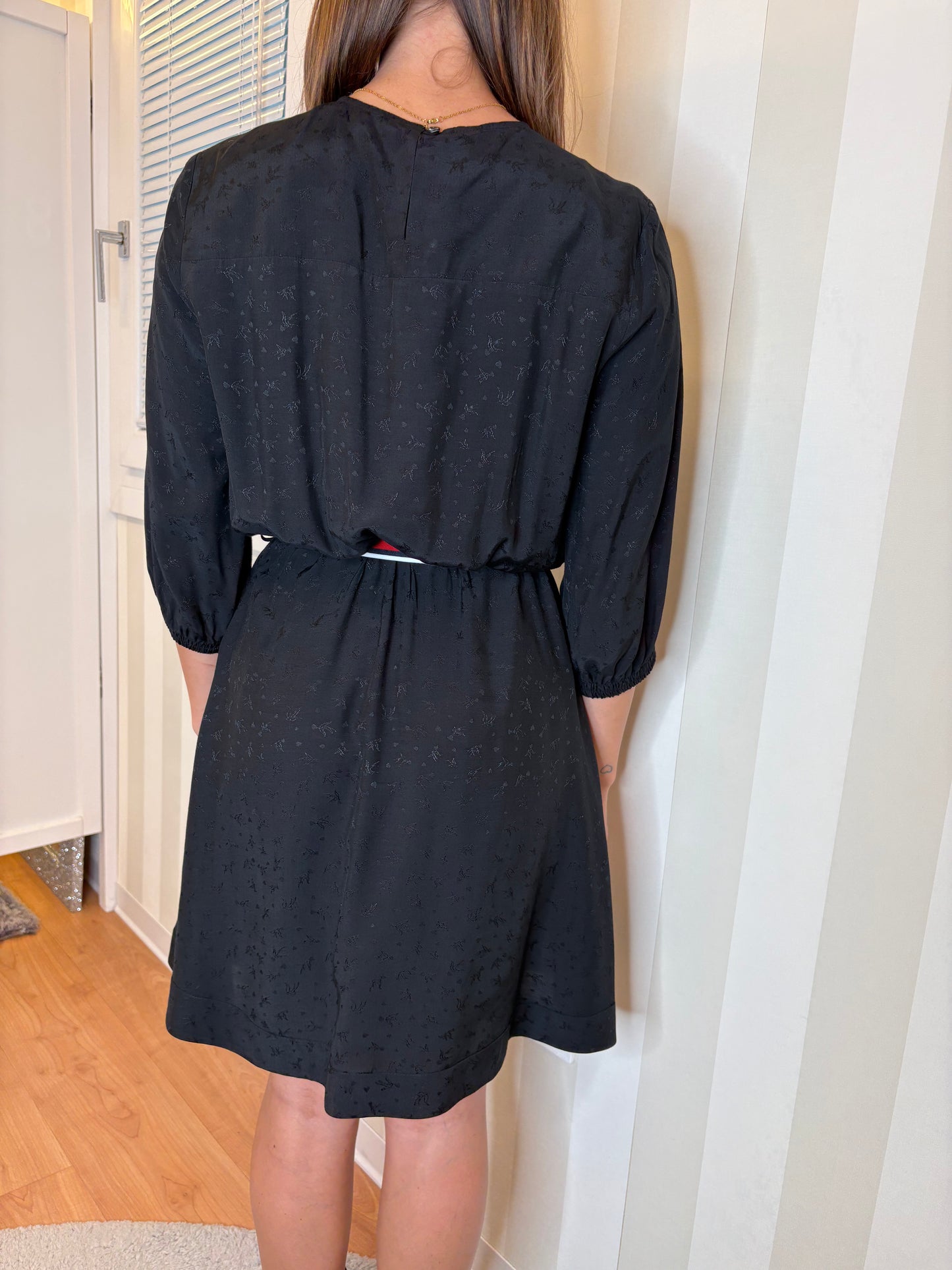 Abito in viscosa jacquard,PINKO.