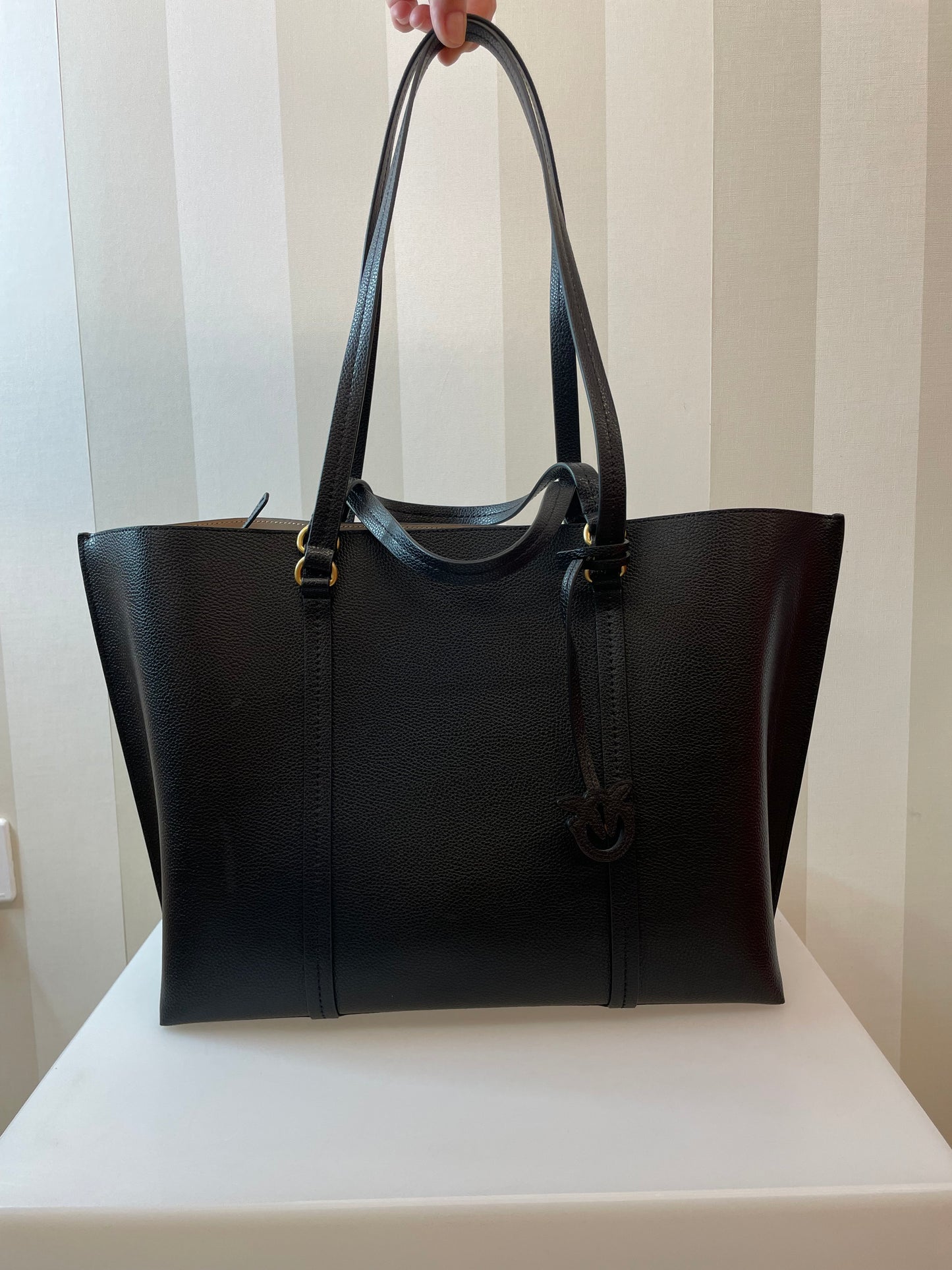 Borsa Carrie Shopper Big in Pelle PINKO