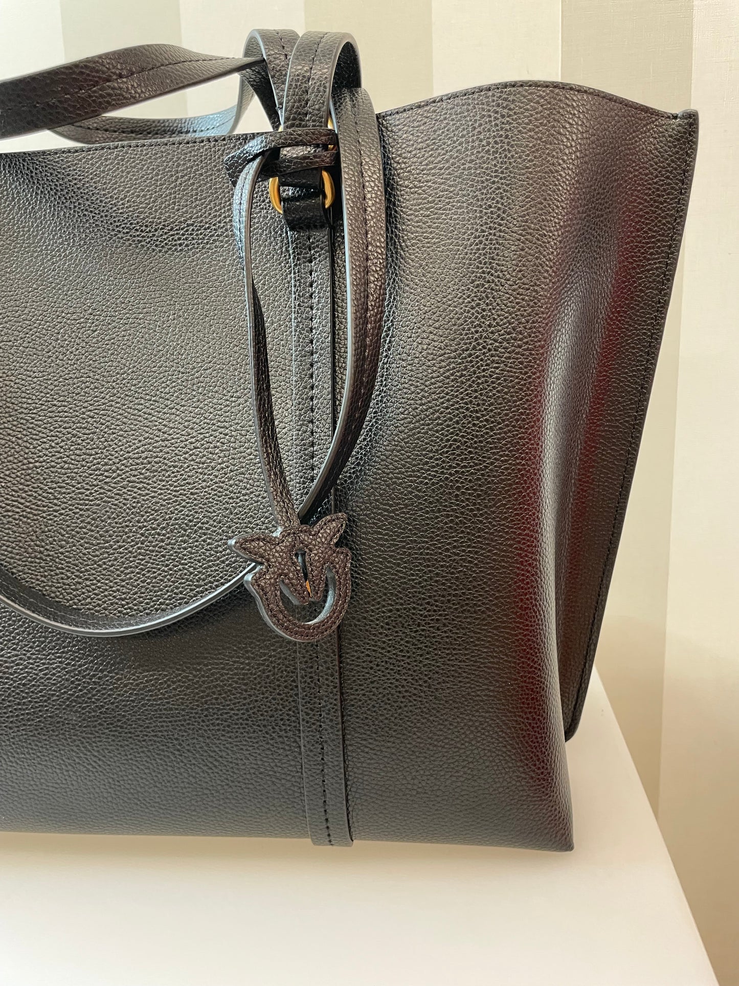 Borsa Carrie Shopper Big in Pelle PINKO
