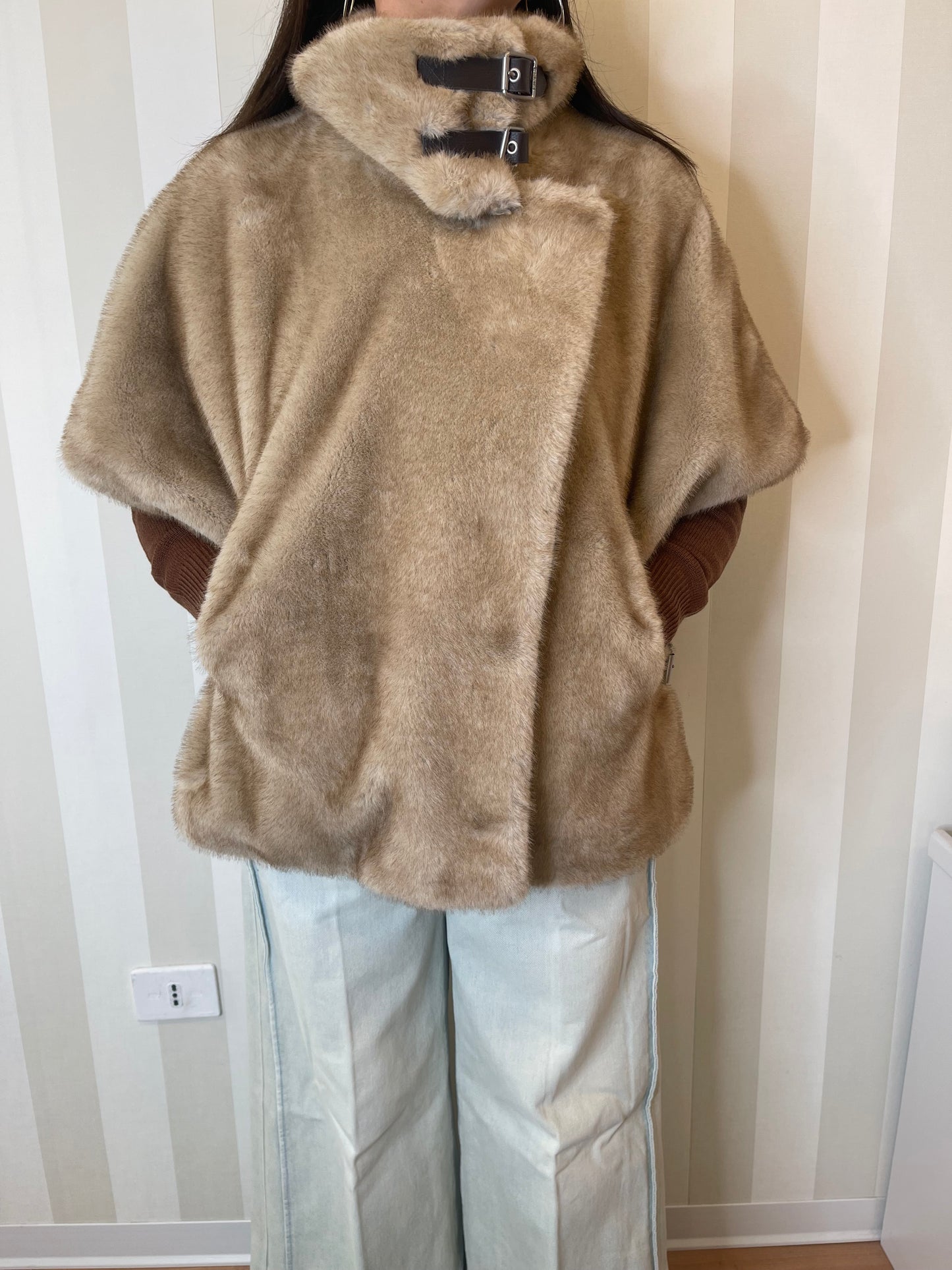 Cappa effetto pelliccia,PINKO.