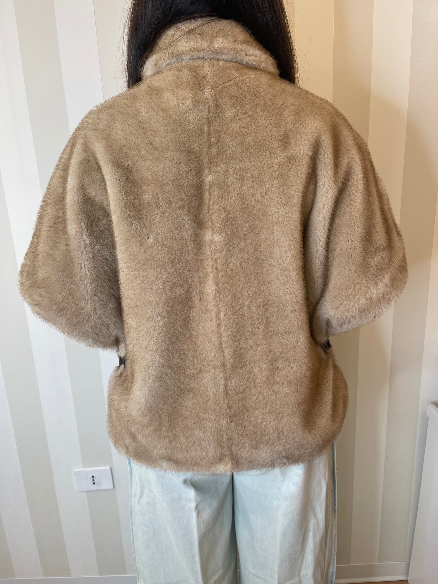 Cappa effetto pelliccia,PINKO.