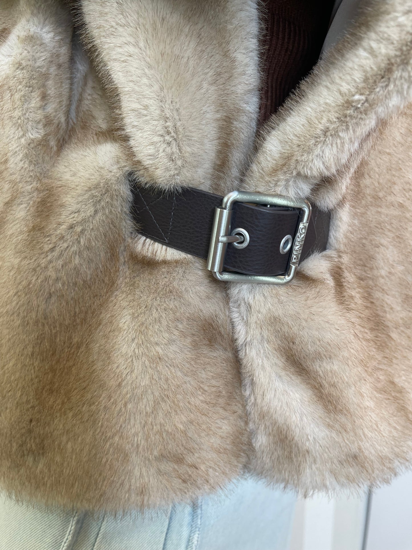 Cappa effetto pelliccia,PINKO.