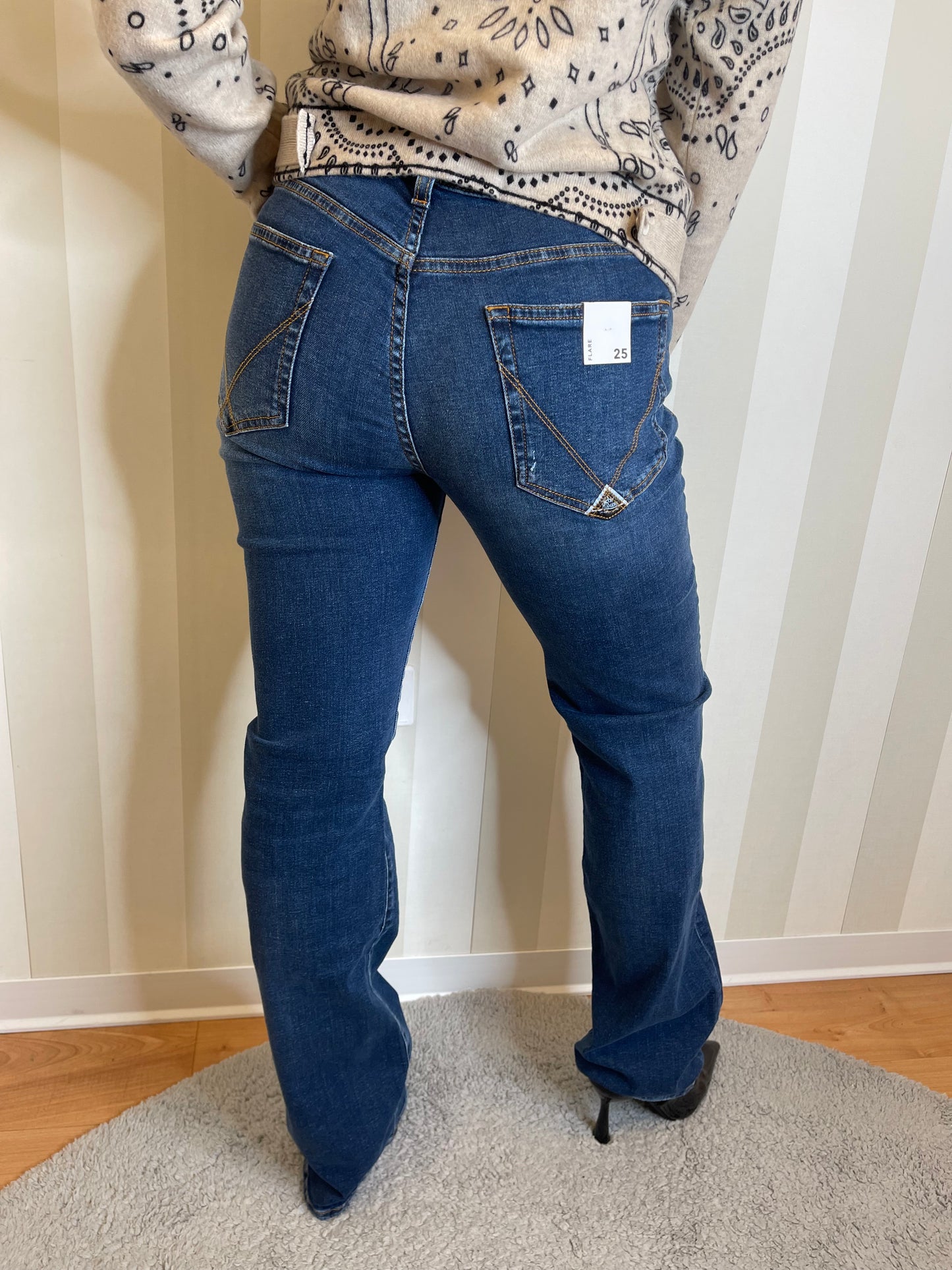 Jeans flare elasticizzato,ROY ROGER’S