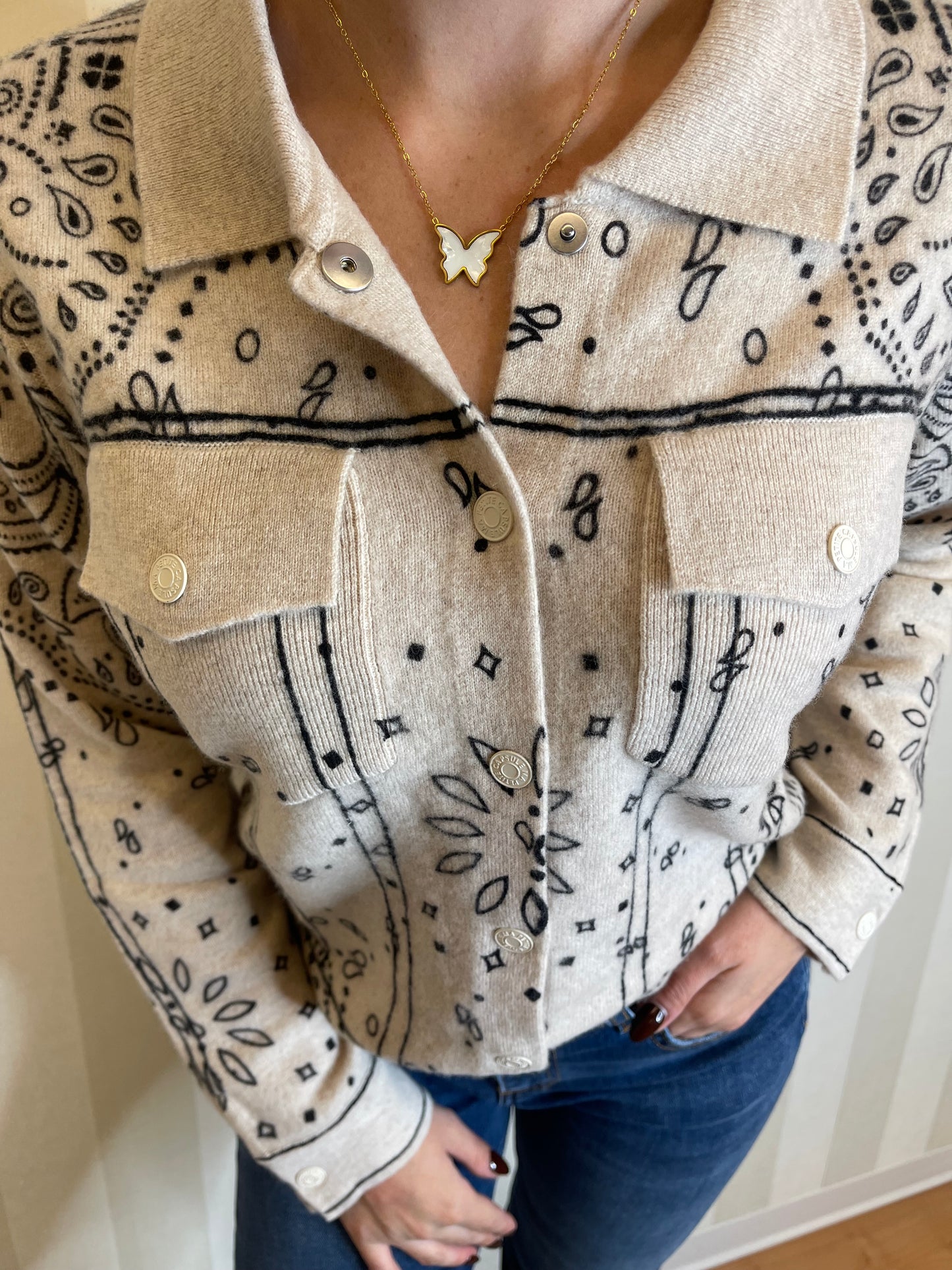 Blouson CHOUPETTE BANDANA Sable,MPC.