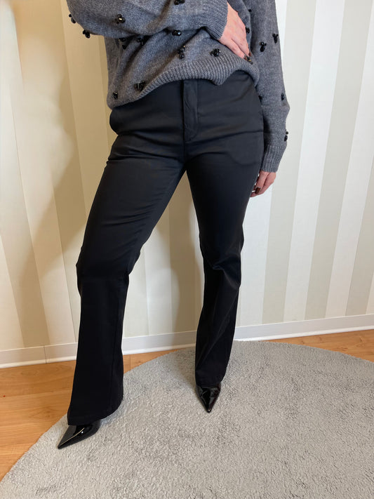 Pantalone flare nero,40weft.