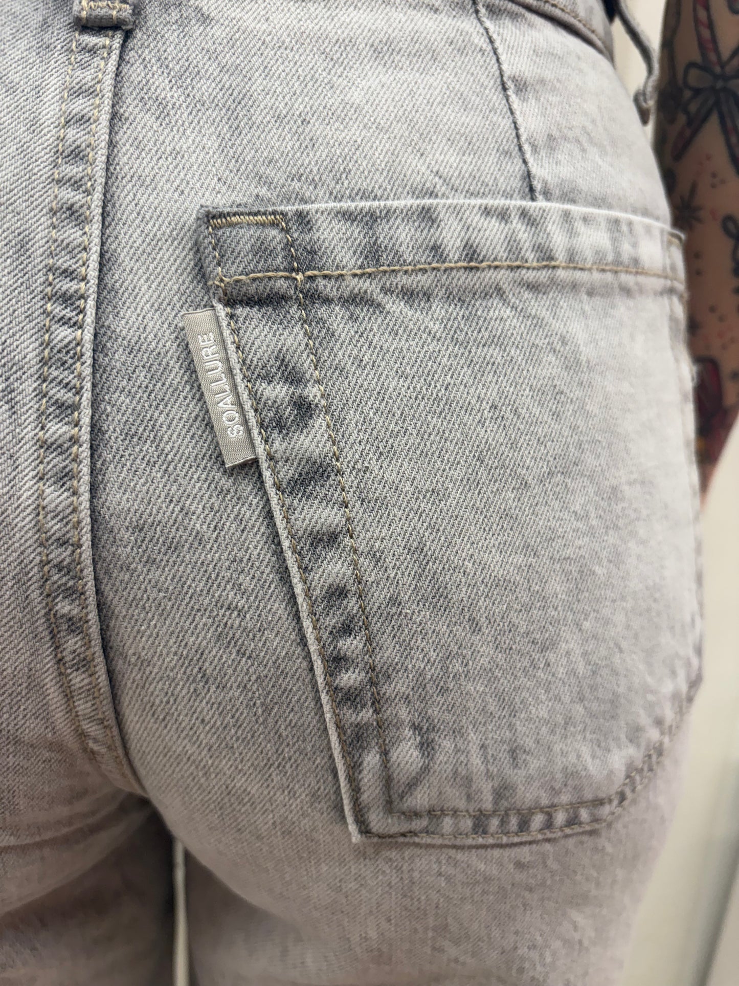 BERMUDA IN DENIM CON STRASS