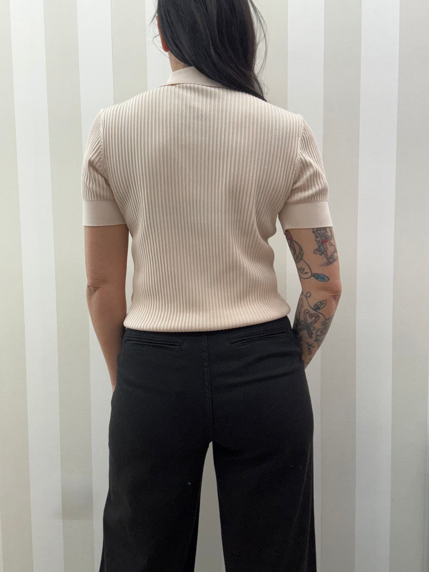 Polo in maglia leggera,PATRIZIA PEPE.
