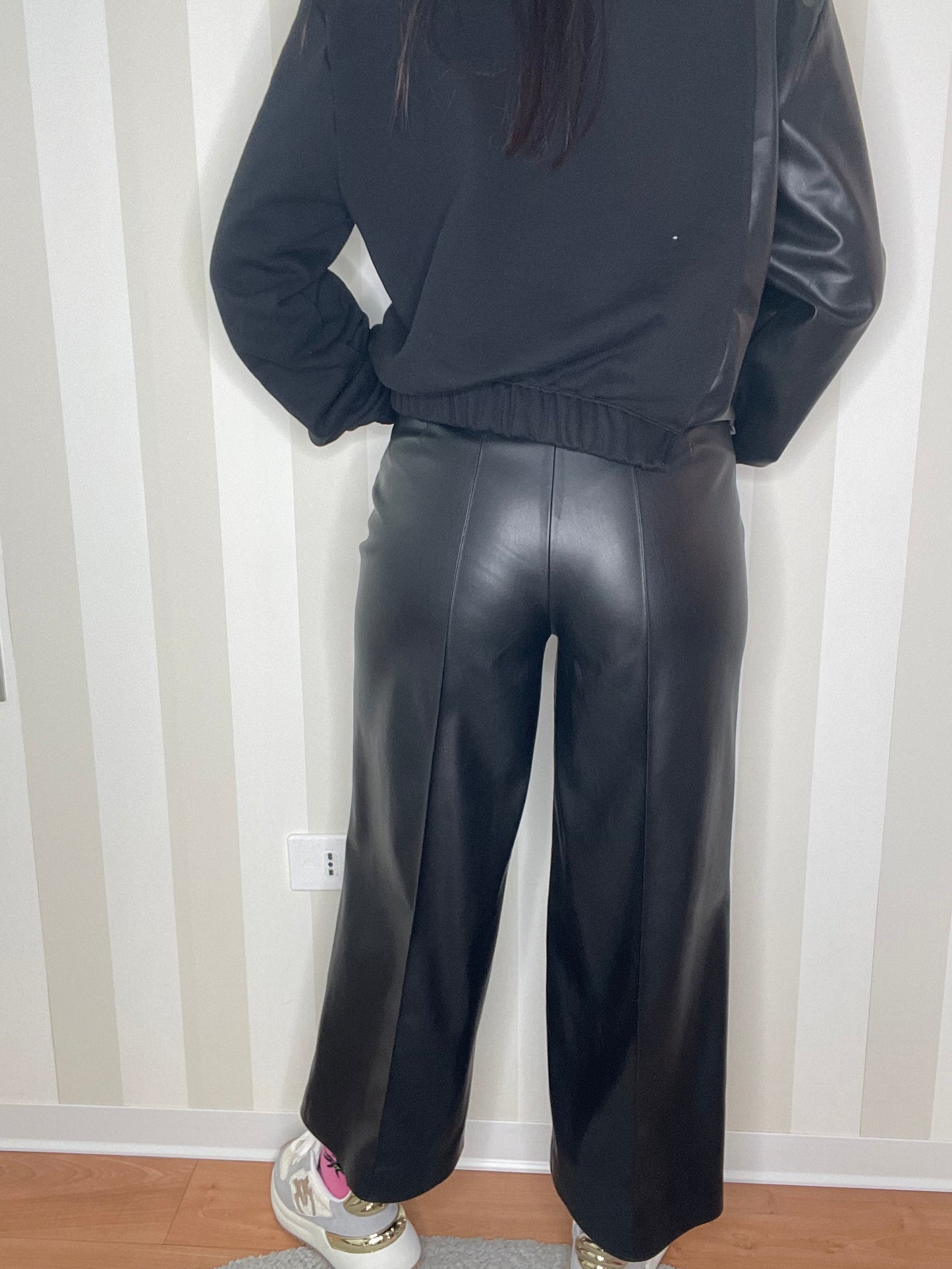 Pantaloni ecopelle jijil