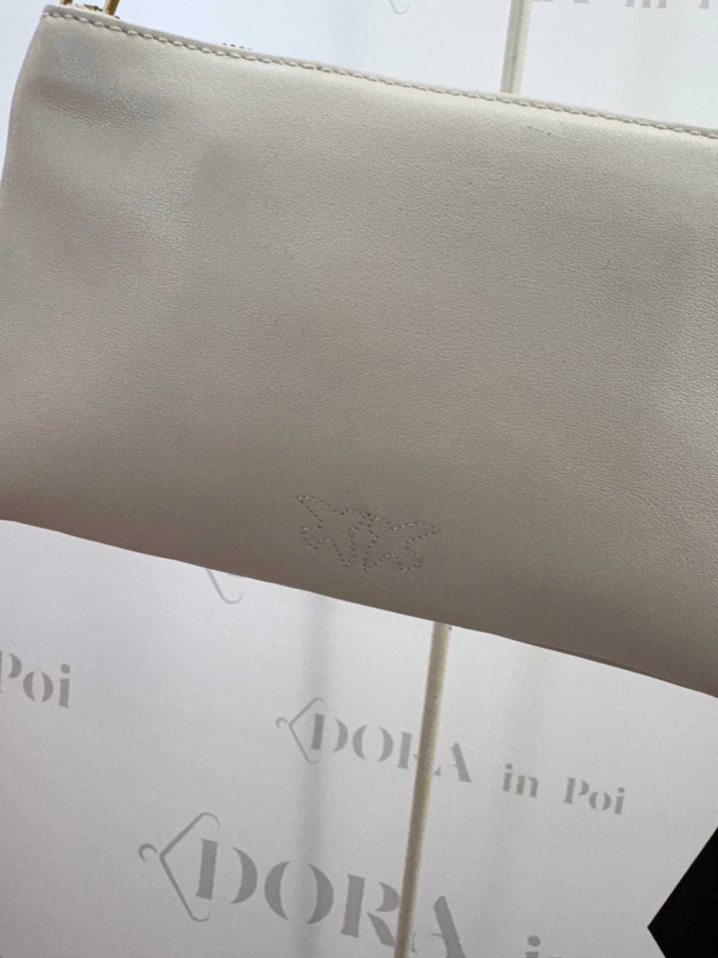 Borsa a tracolla mini bianca,PINKO.