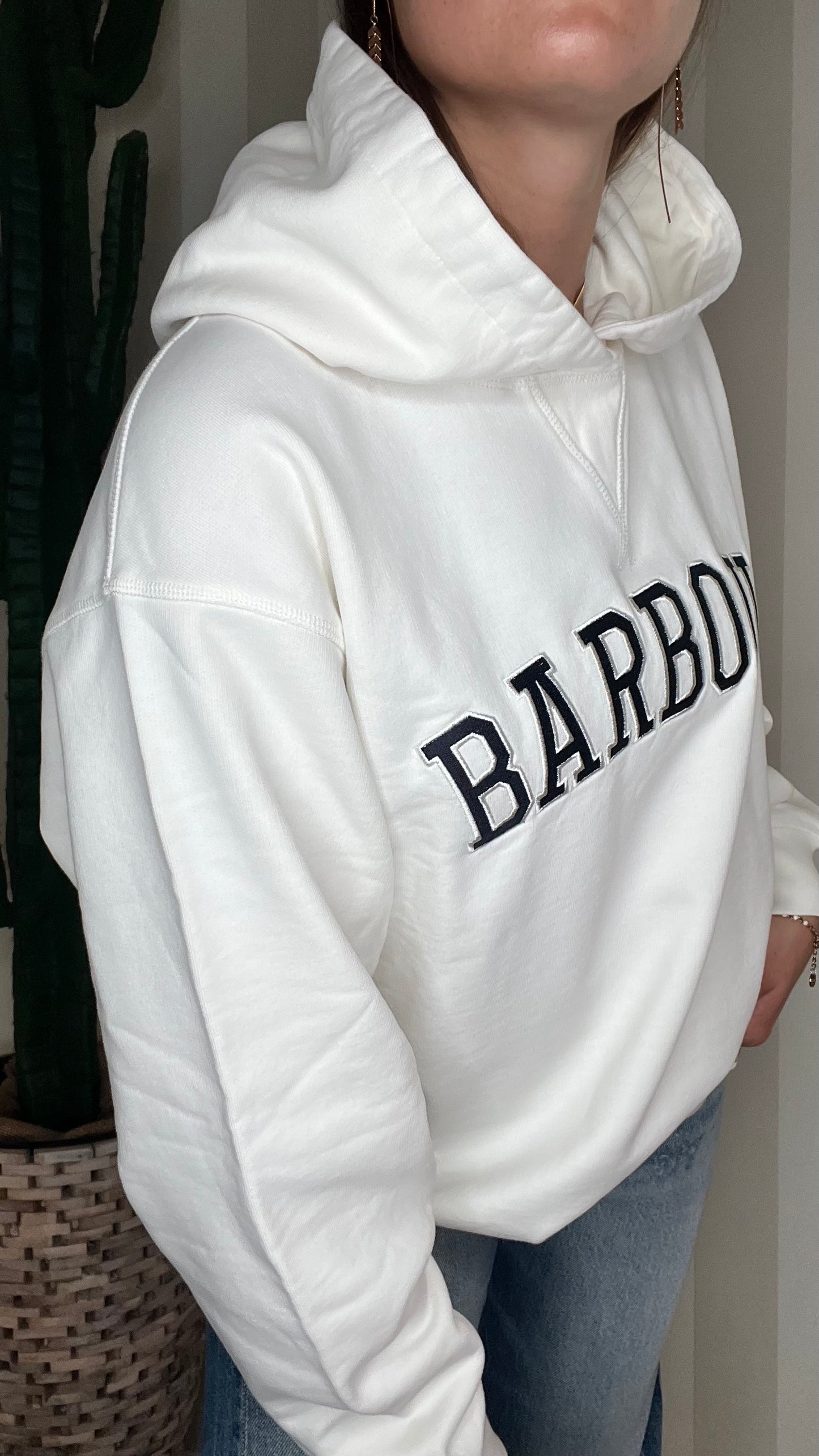 FELPA CON CAPPUCCIO,BARBOUR