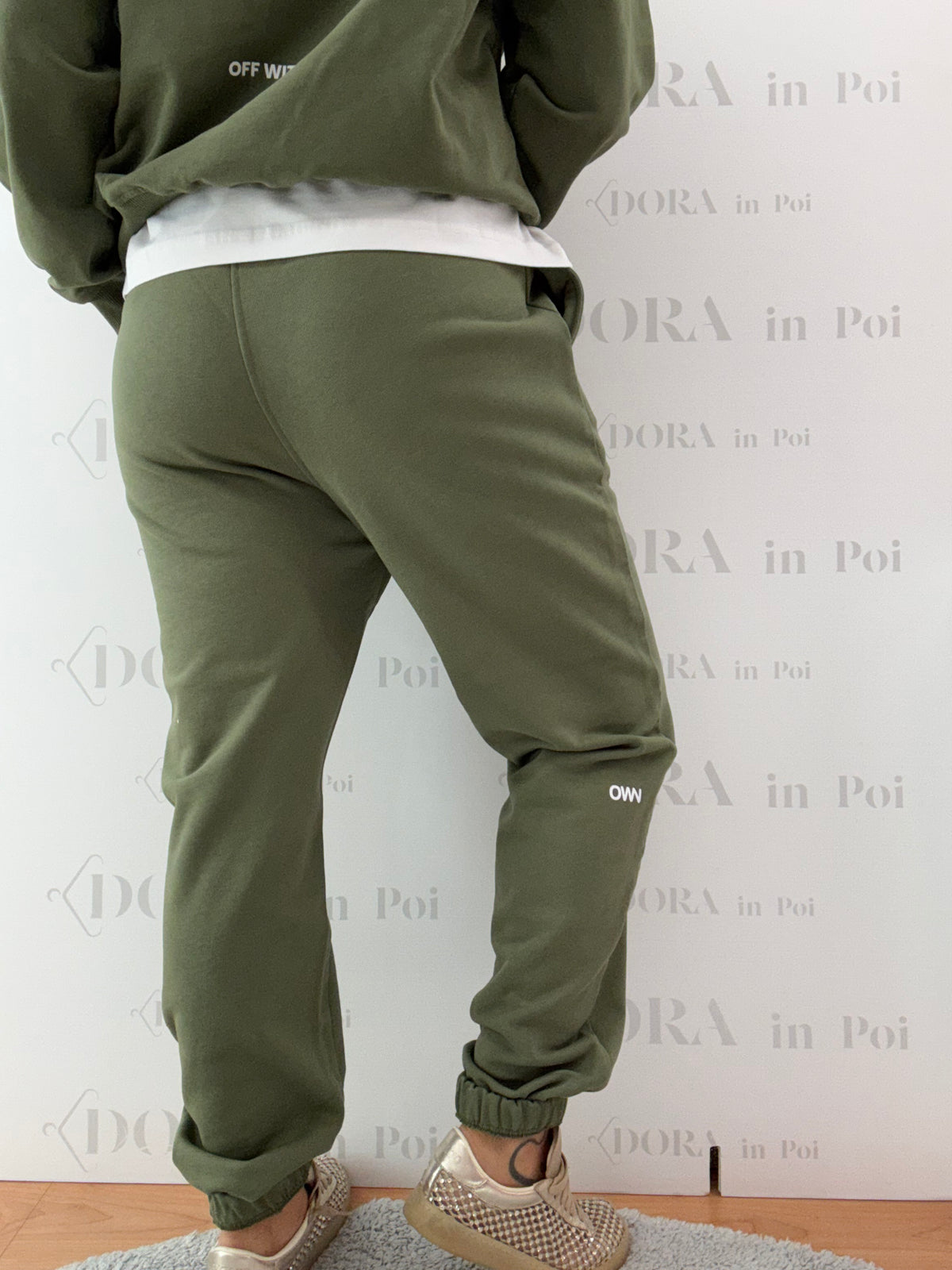 PANTALONE JOGGER DUSTY SAGE,OWN.