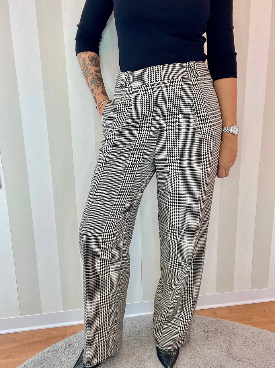 Pantalone Palazzo con Pences SoAllure