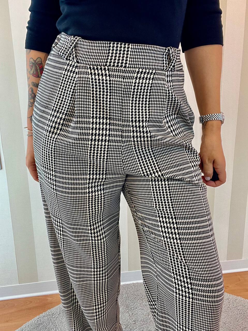 Pantalone Palazzo con Pences SoAllure