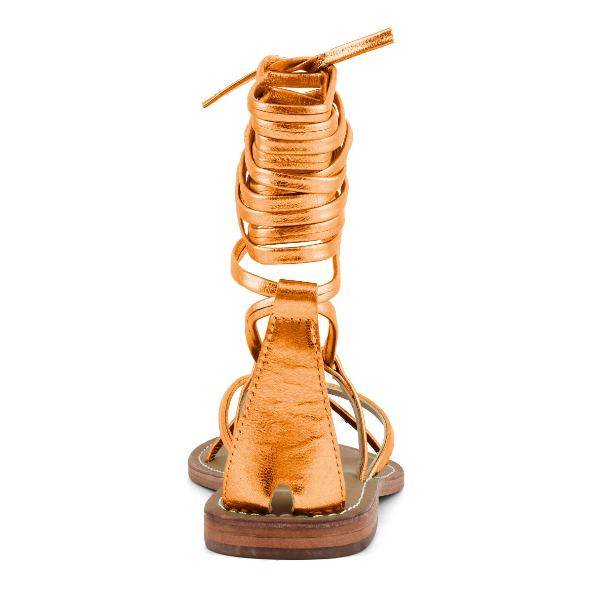 Sandali con lacci in pelle Arancio  CB Fusion