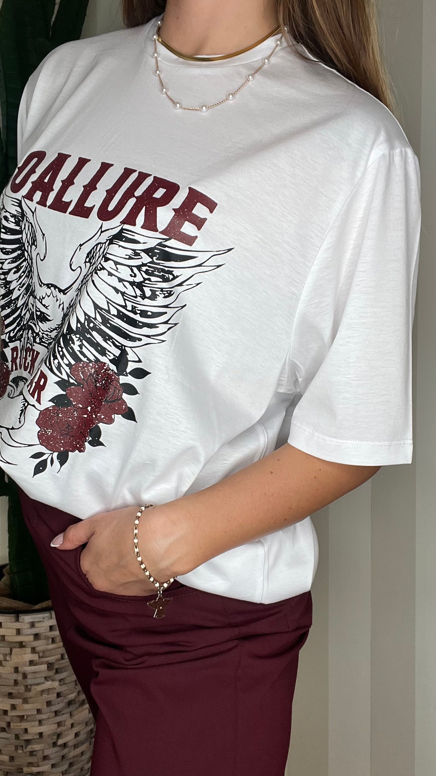 T-SHIRT OVER CON STAMPA FATA,SOALLURE.