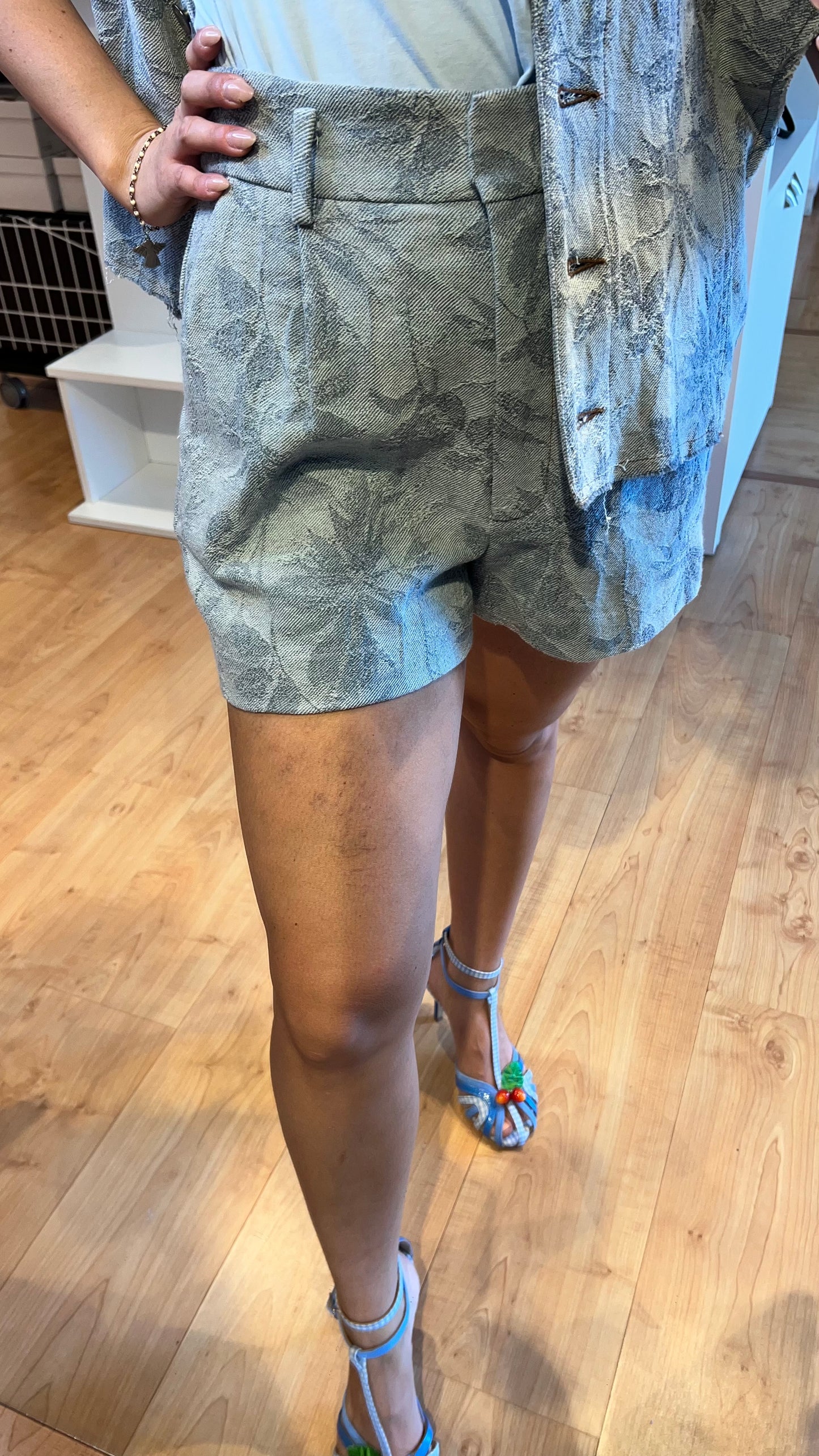 Pantaloncino in denim