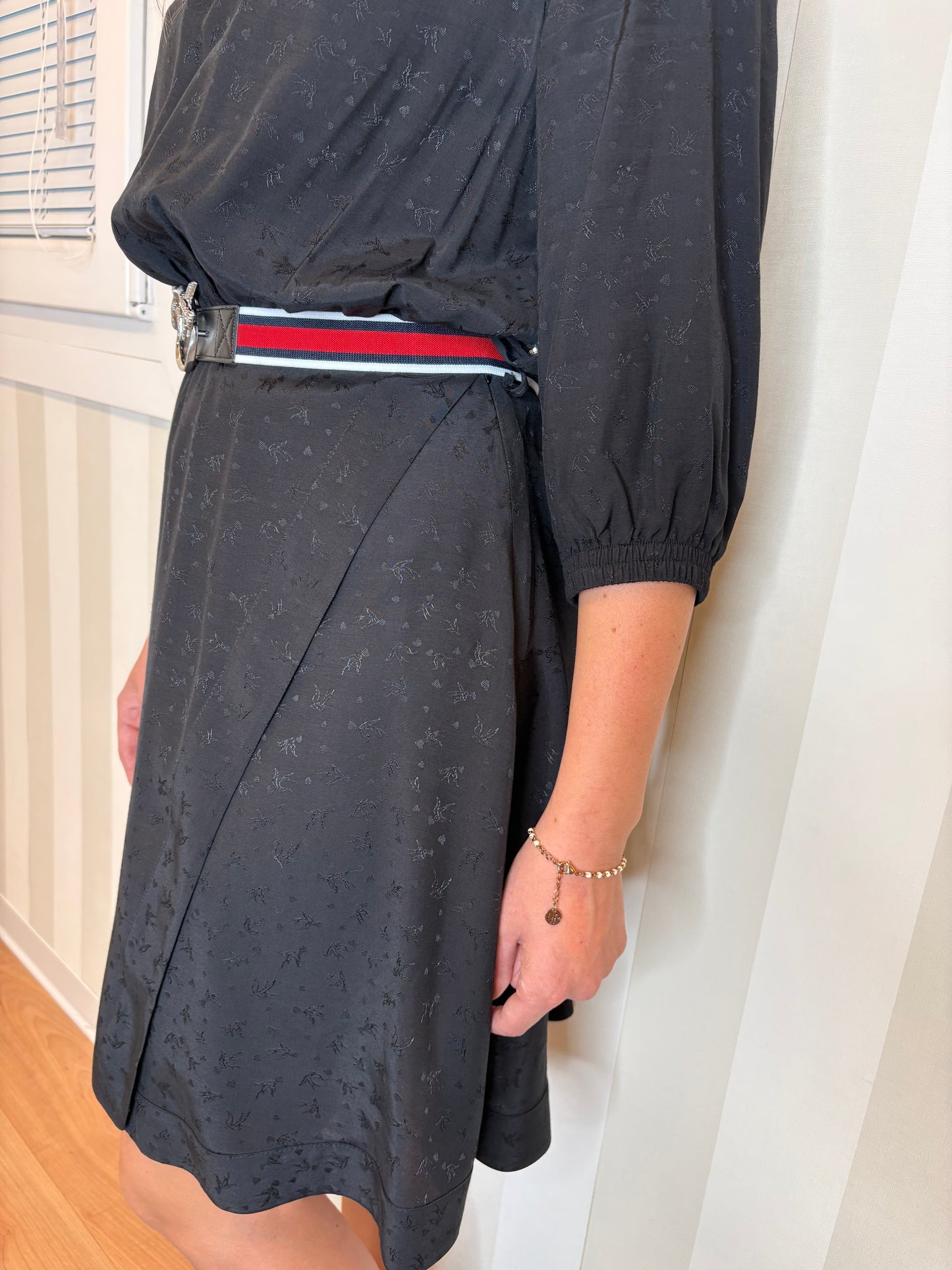 Abito in viscosa jacquard,PINKO.