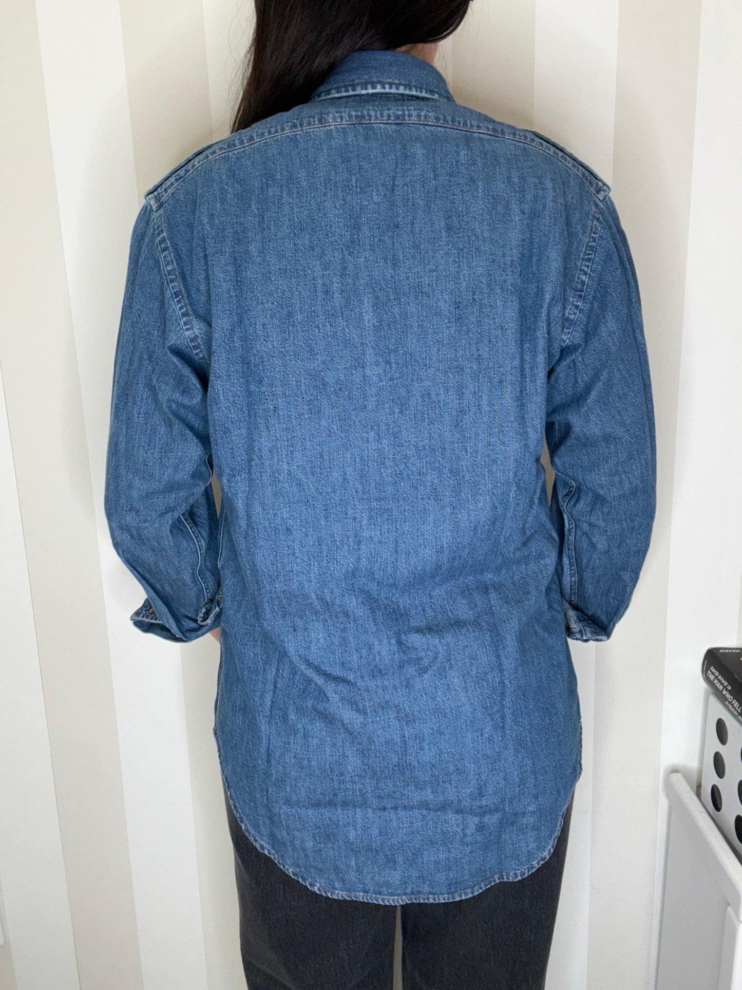 EVA X ROY ROGER'S - CAMICIA MILITARY IN DENIM