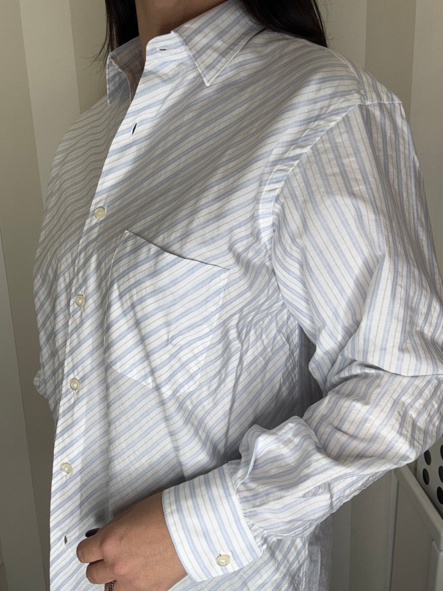 EVA X ROY ROGER'S -CAMICIA GARÇON A RIGHE
