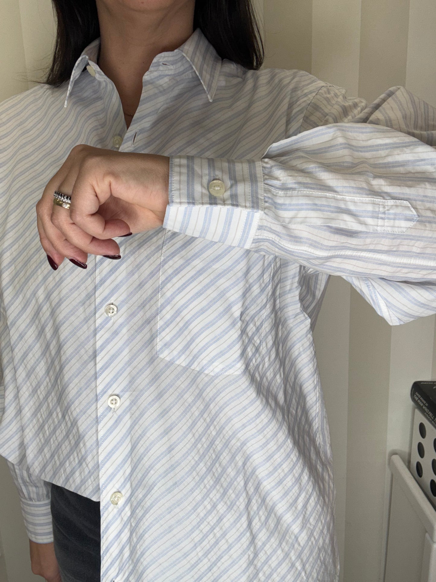 EVA X ROY ROGER'S -CAMICIA GARÇON A RIGHE