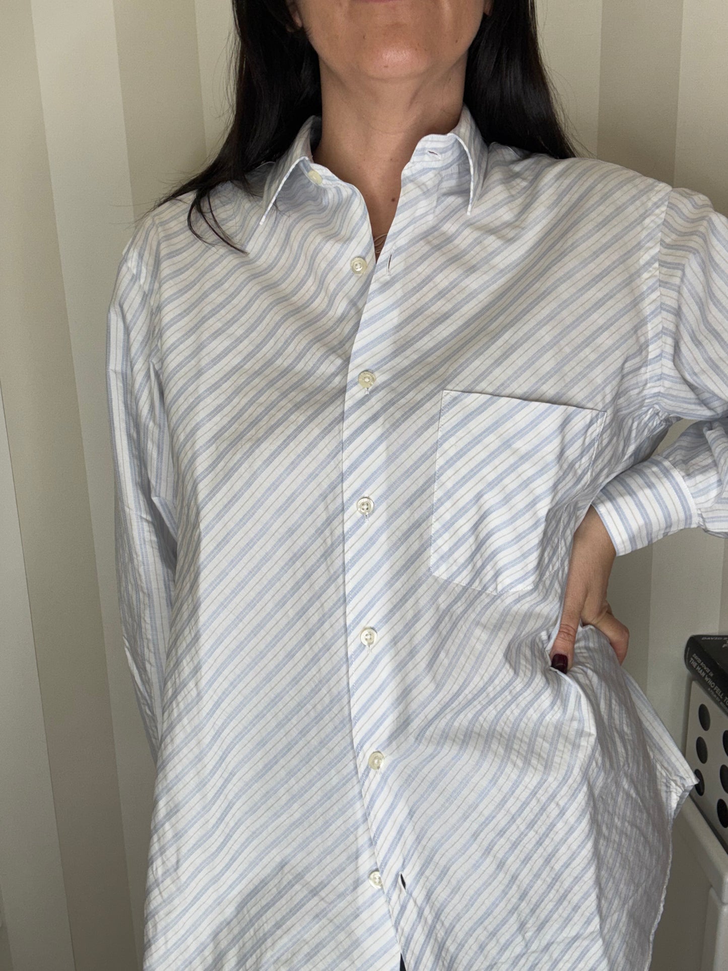 EVA X ROY ROGER'S -CAMICIA GARÇON A RIGHE