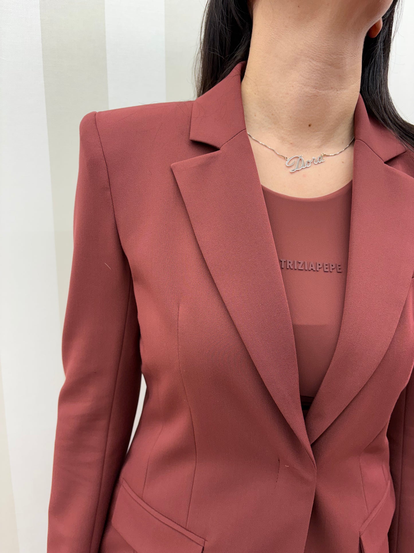 Blazer sartoriale slim,PATRIZIA PEPE.