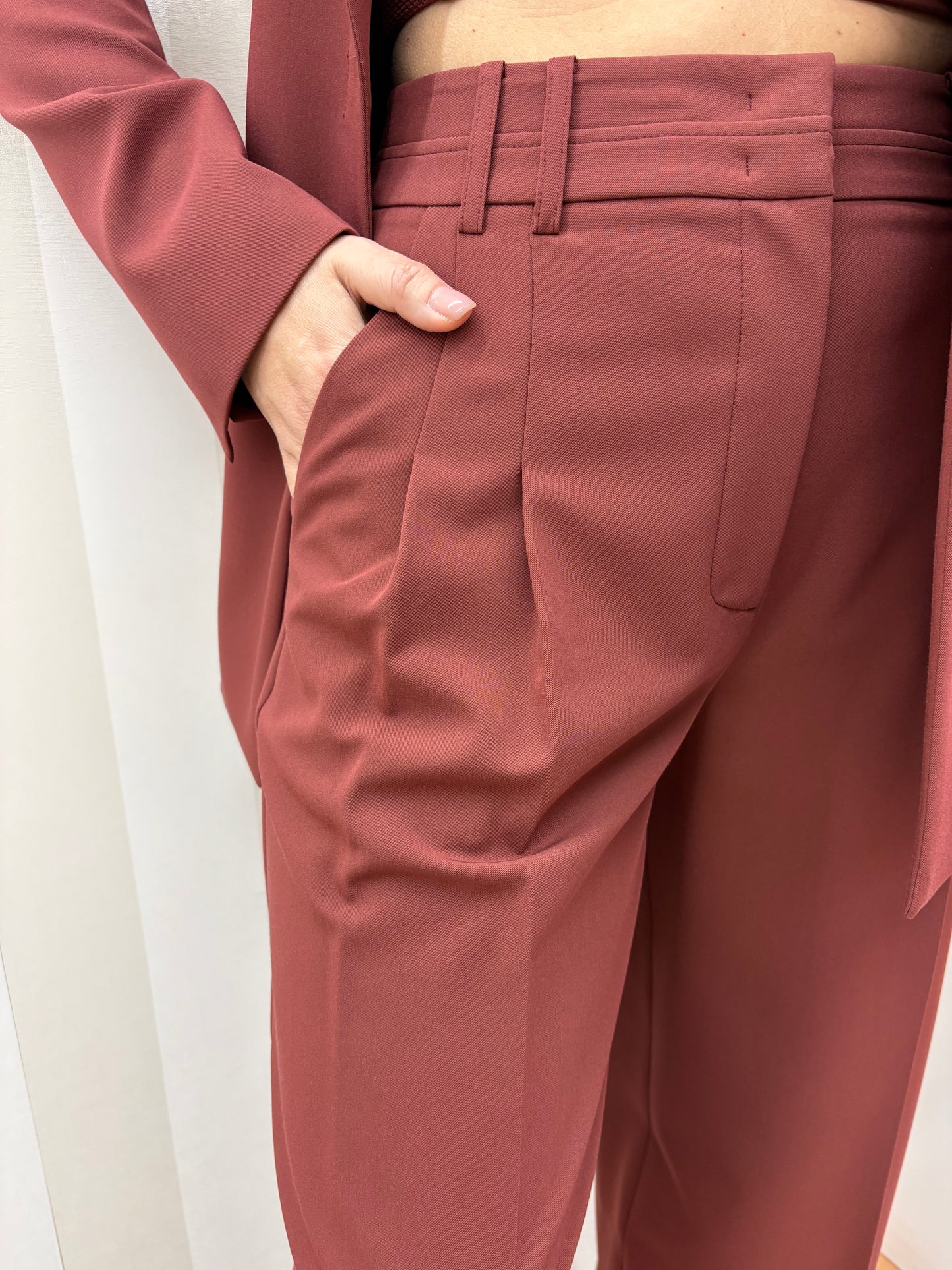 Pantaloni palazzo con pinces,PATRIZIA PEPE.