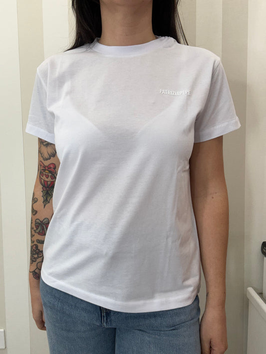 T-shirt con logo,PATRIZIA PEPE.