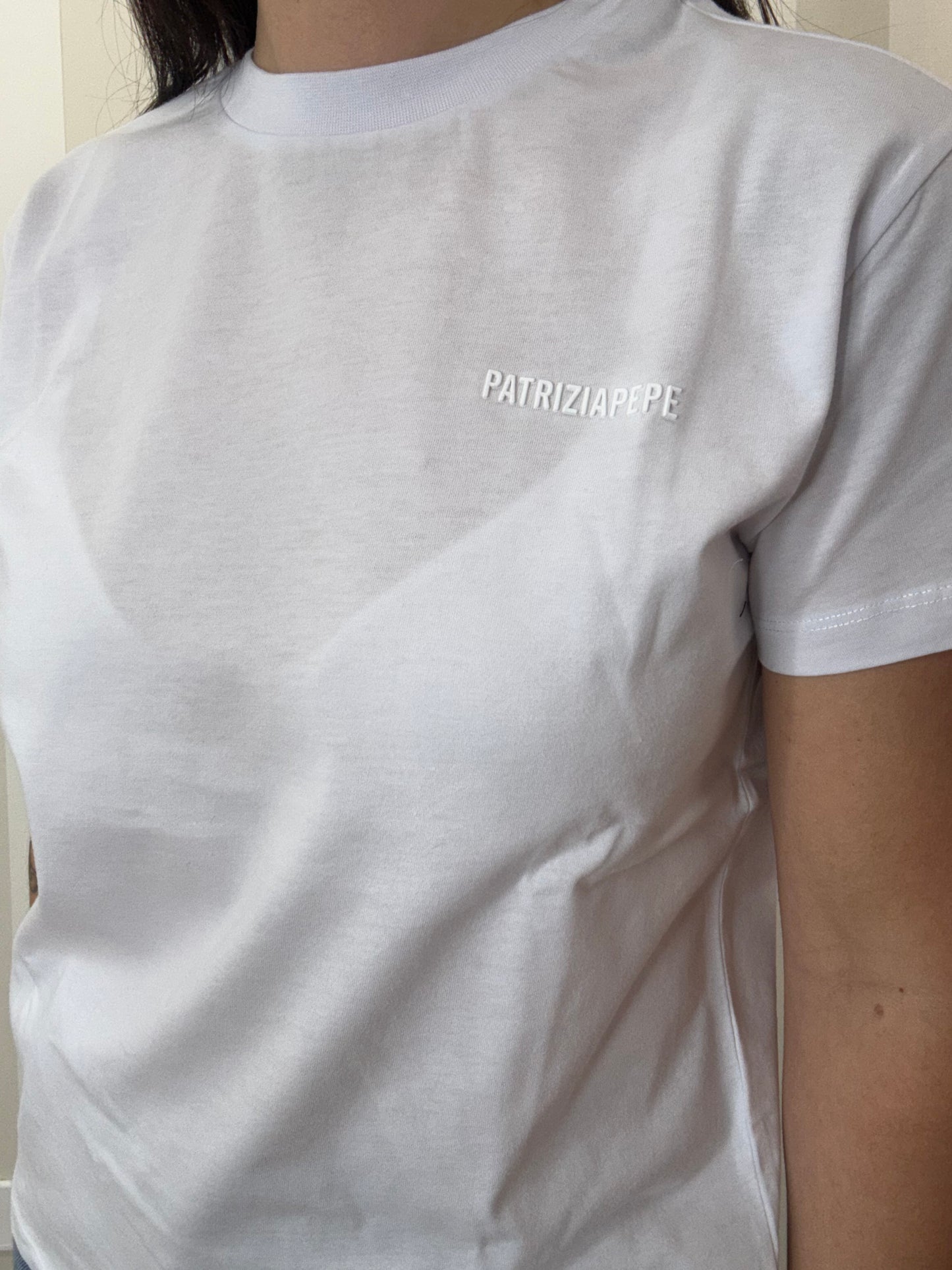 T-shirt con logo,PATRIZIA PEPE.