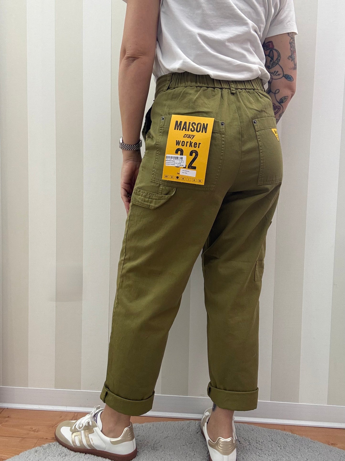 MCW3.2 - Pantalone Worker Tinta Unita.