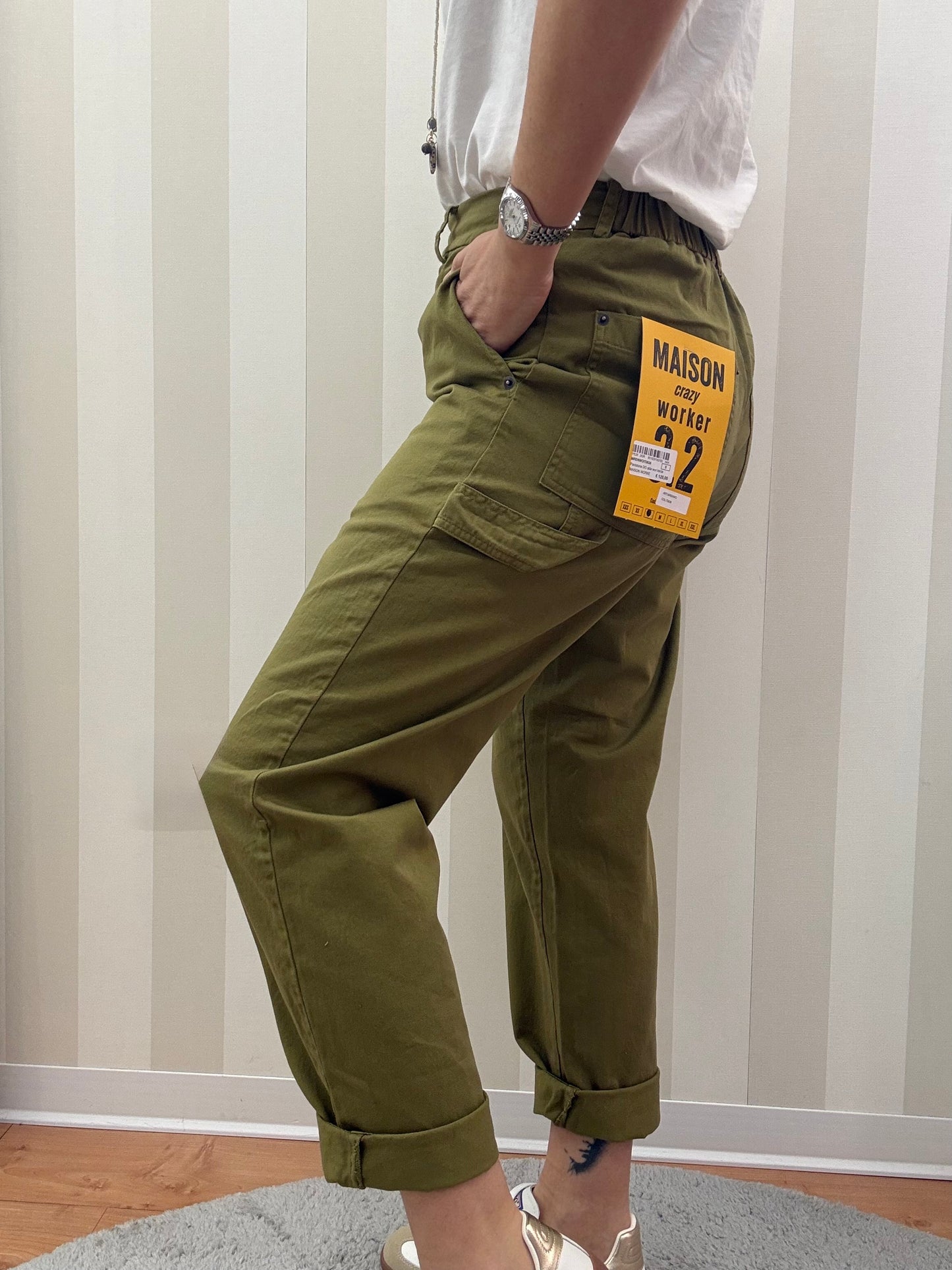 MCW3.2 - Pantalone Worker Tinta Unita.