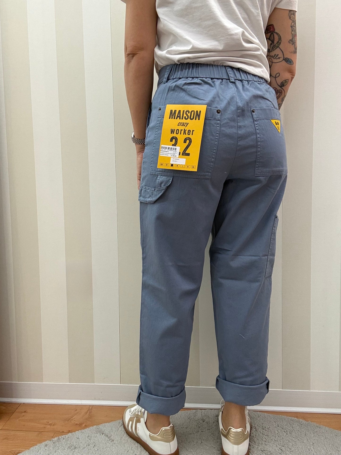 MCW3.2 - Pantalone Worker Tinta Unita.