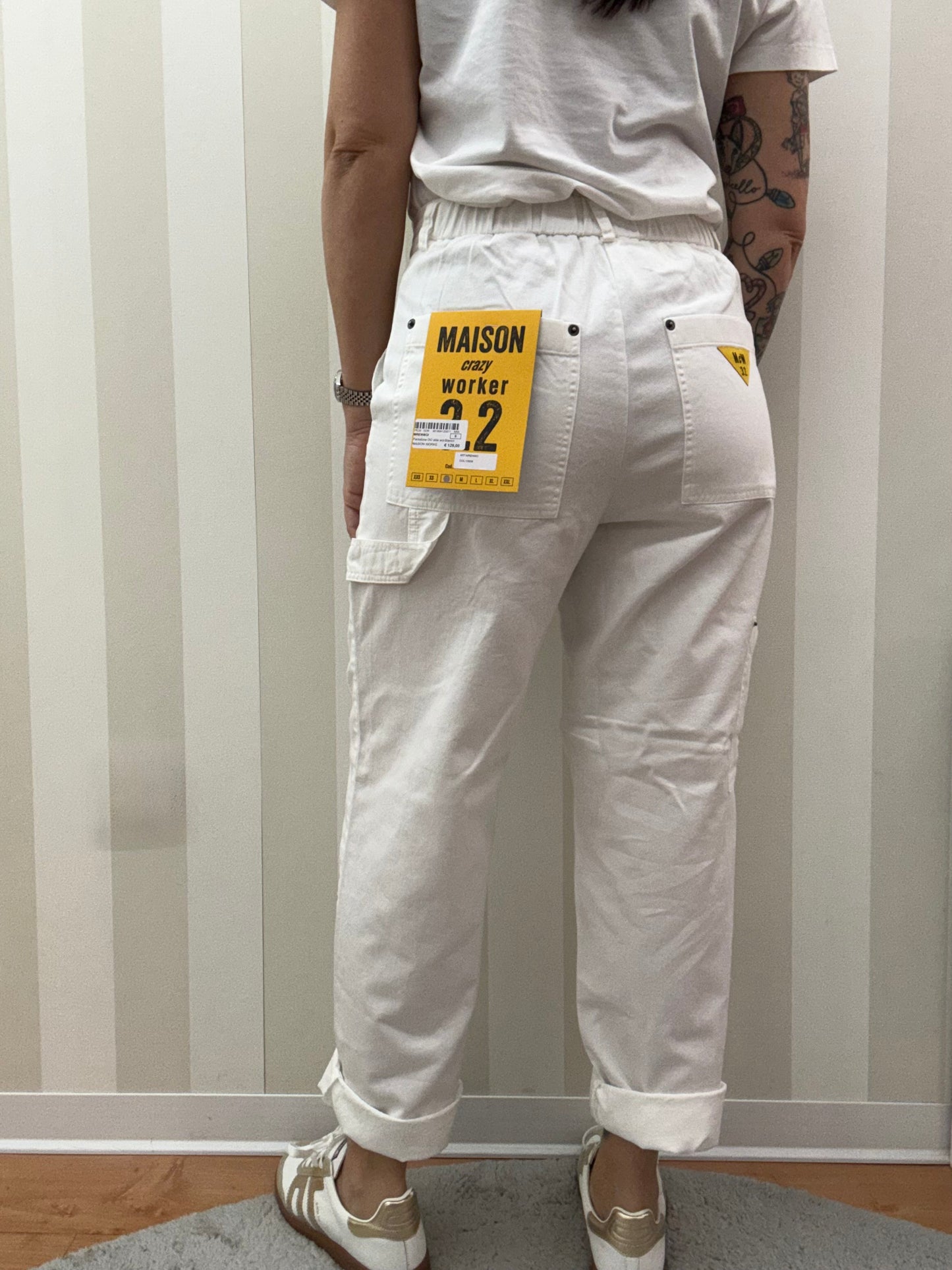 MCW3.2 - Pantalone Worker Tinta Unita.