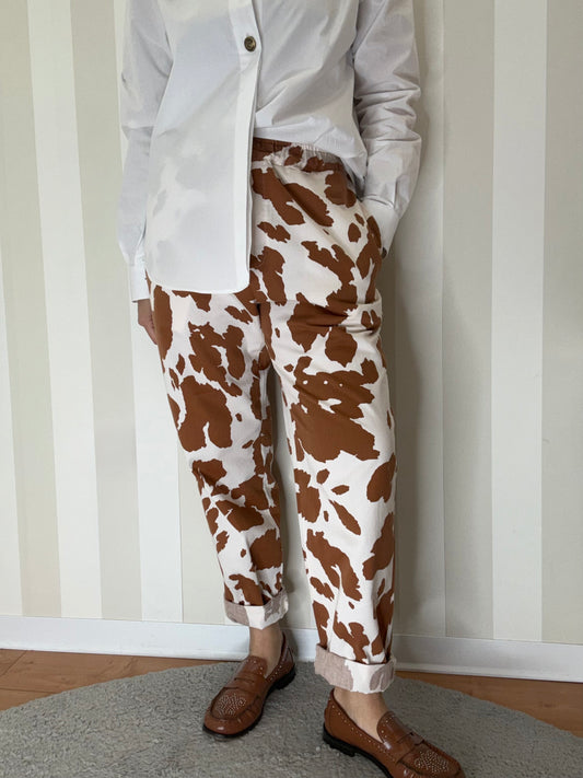 Pantalone Jogger Mucca,MAISON CRAZY WORKER.