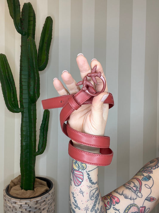 Cintura con fibbia colorata 3cm