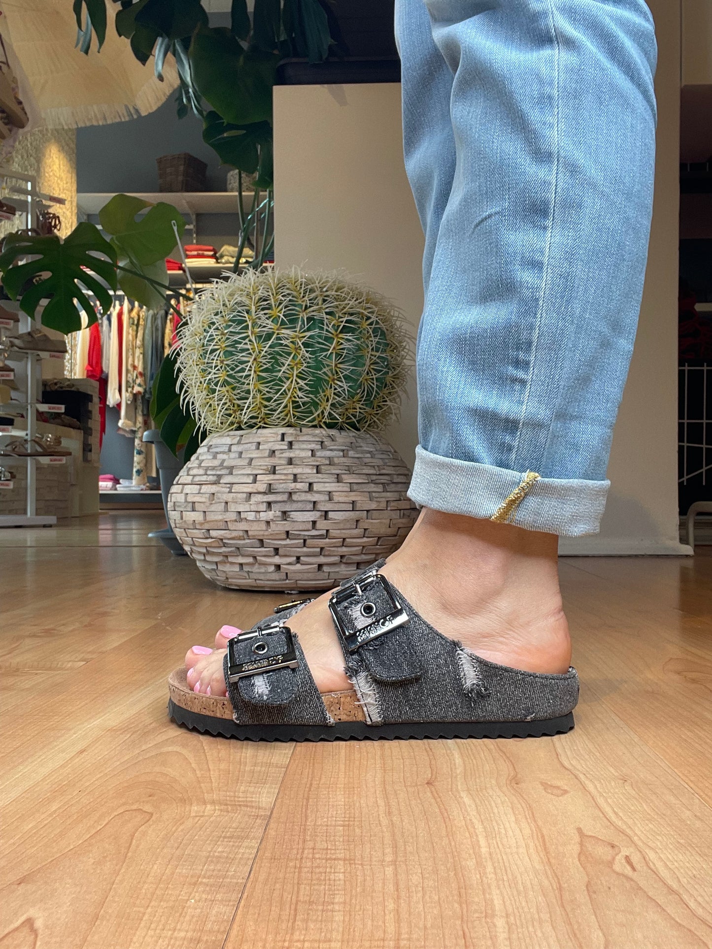Ciabatte in denim Colorsofcalifornia