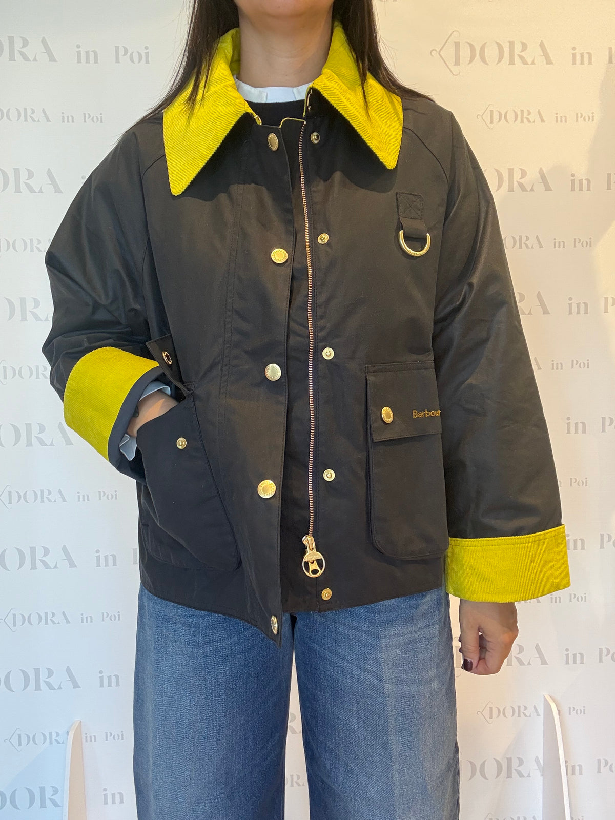 CATTON WAX COLLETTO NEON,BARBOUR.