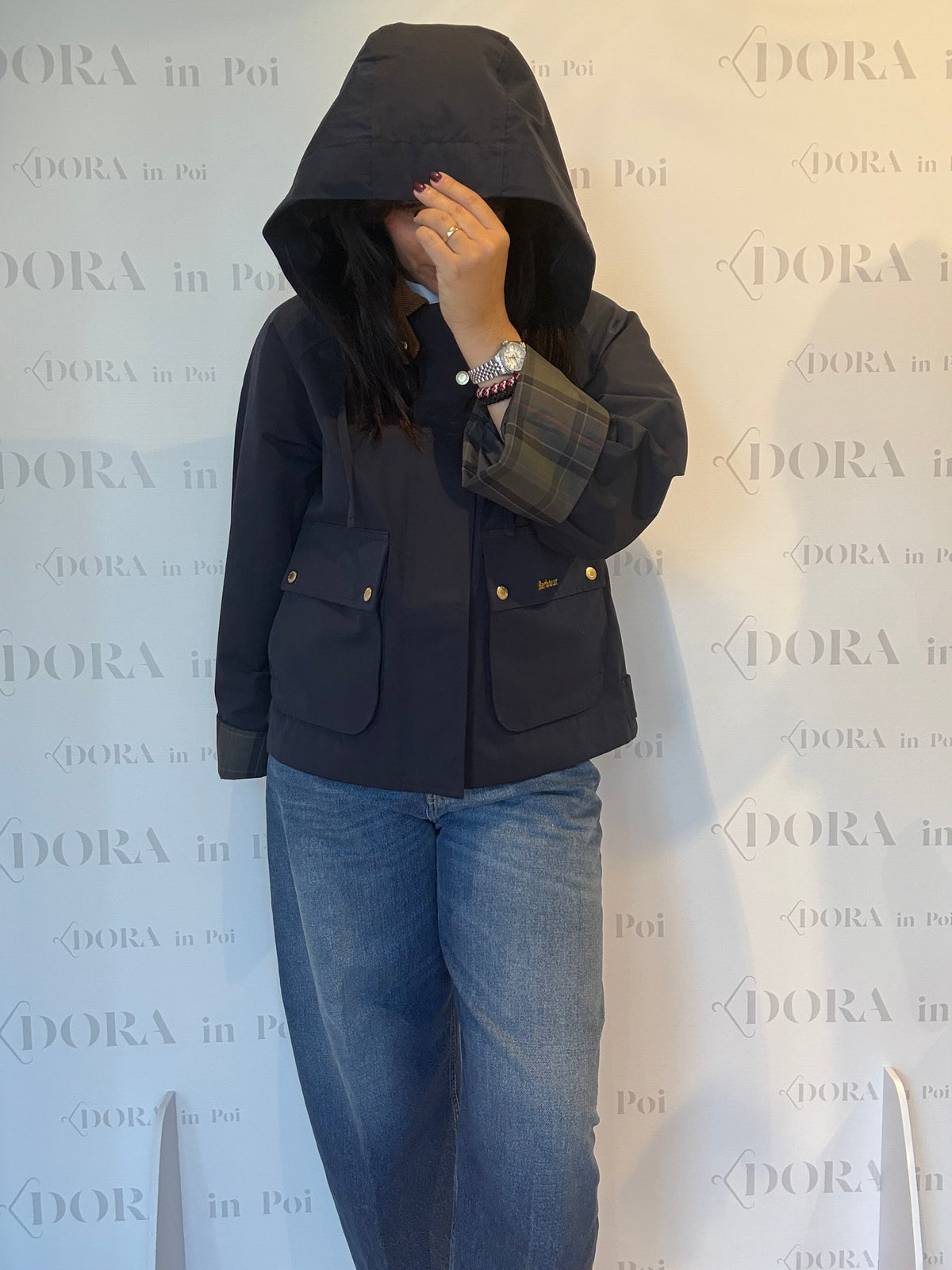 GIACCA ANTIPIOGGIA TERRINGTON,BARBOUR.