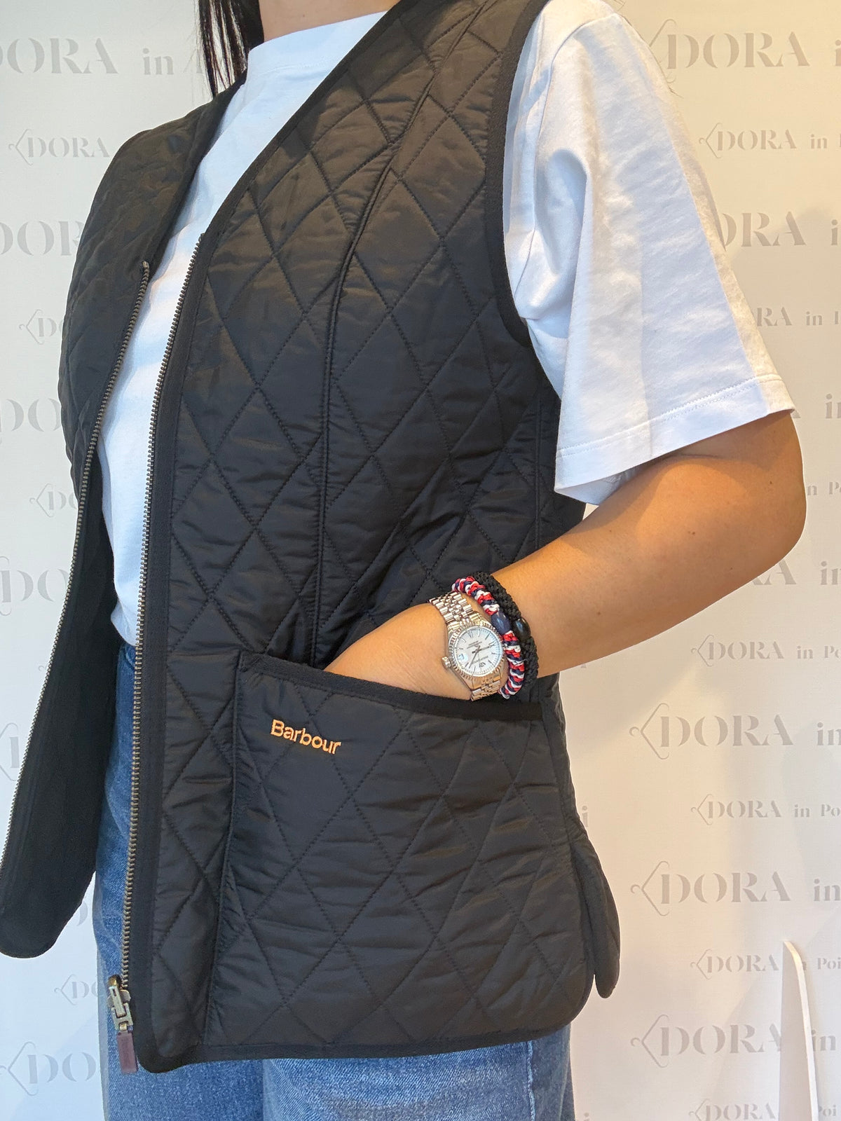 GILET/FODERA IN PILE BETTY,BARBOUR.