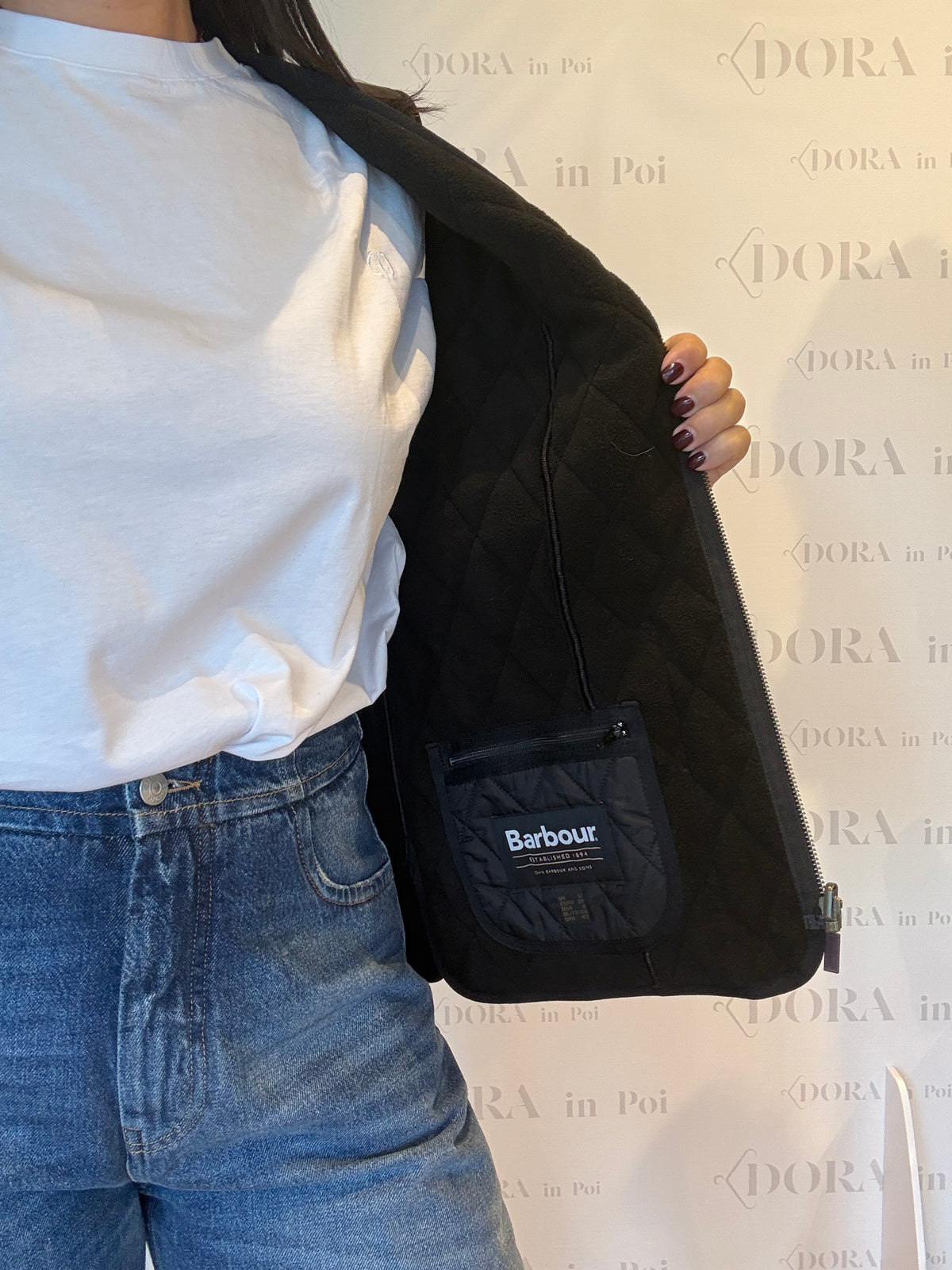 GILET/FODERA IN PILE BETTY,BARBOUR.