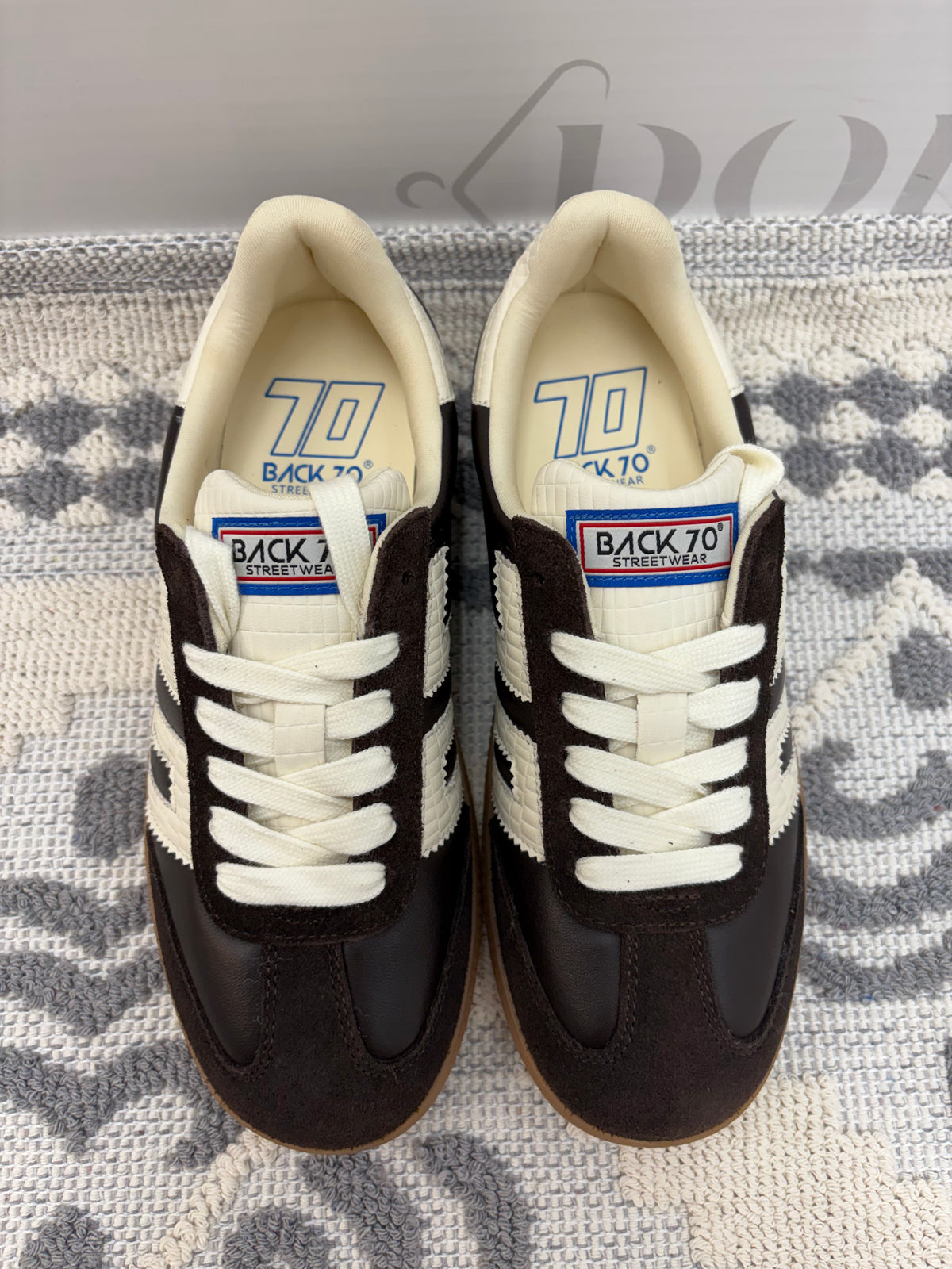 Sneakers color caffè,BACK 70.