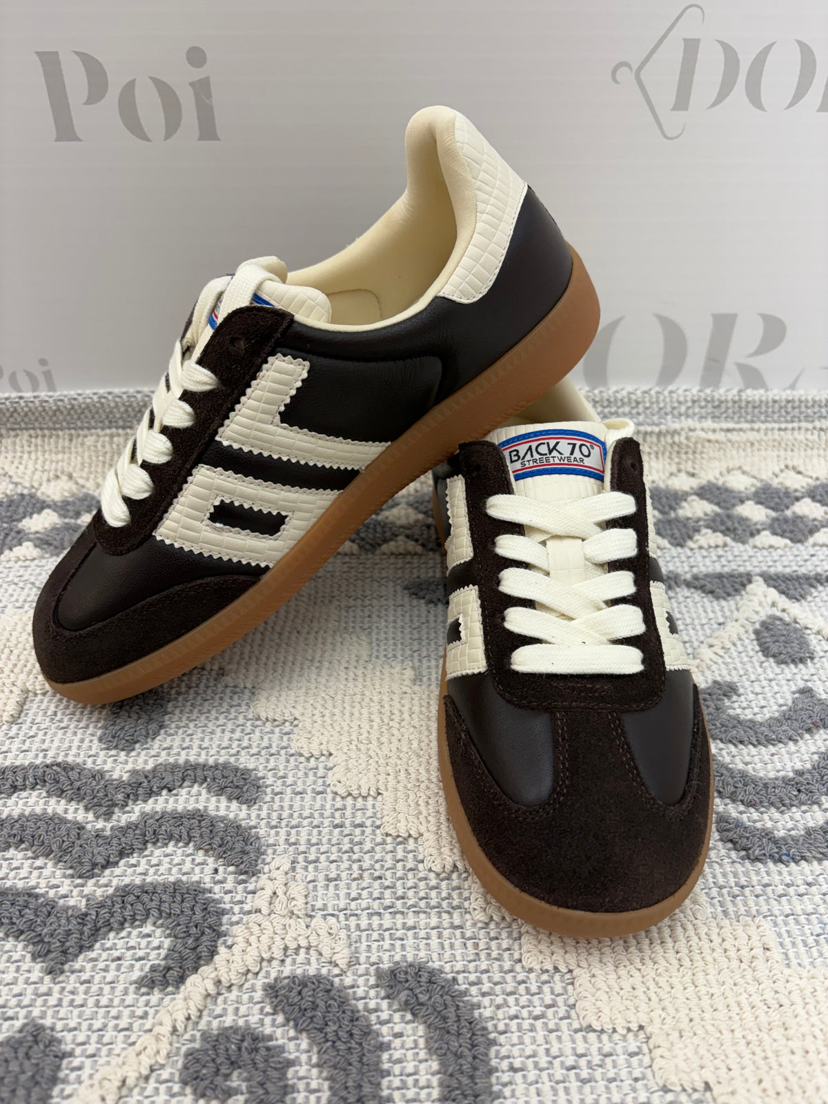Sneakers color caffè,BACK 70.
