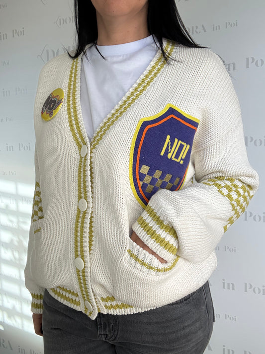 NO BREAST CARDIGAN,NO!