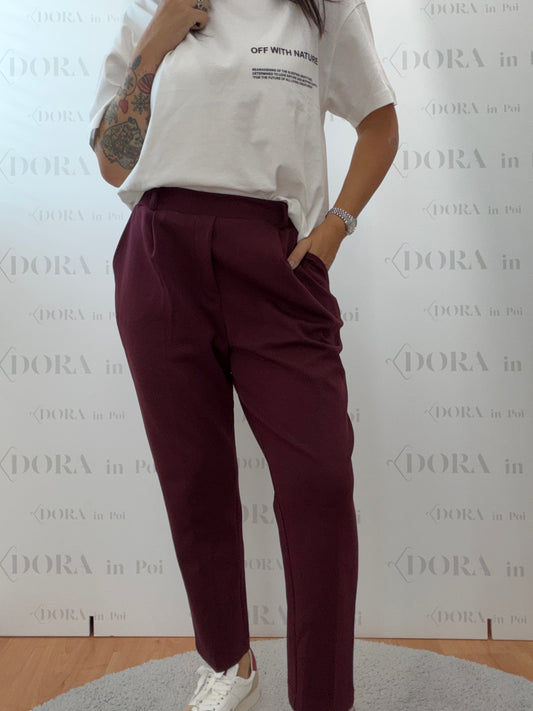 Pantalone bordeaux,OWN.