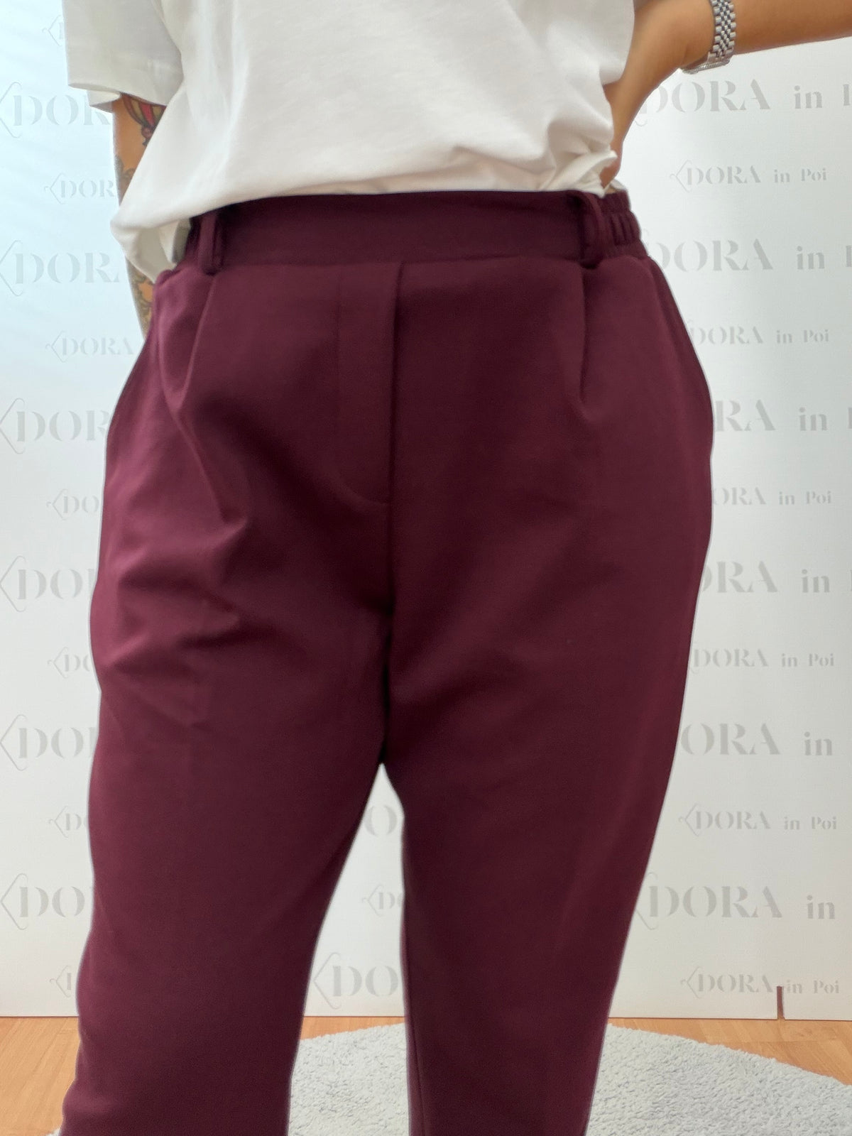 Pantalone bordeaux,OWN.