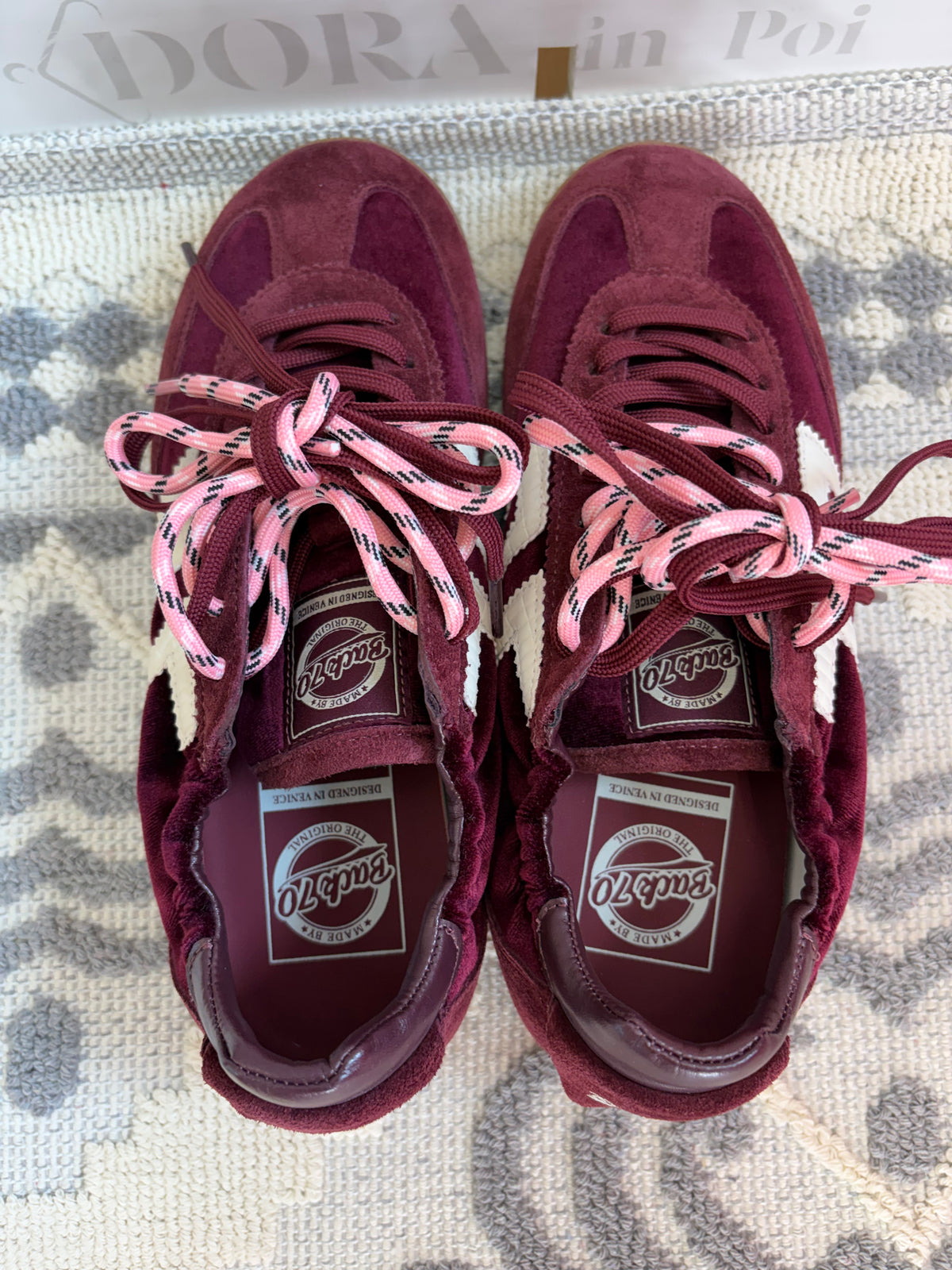 Sneakers bordeaux,BACK 70.