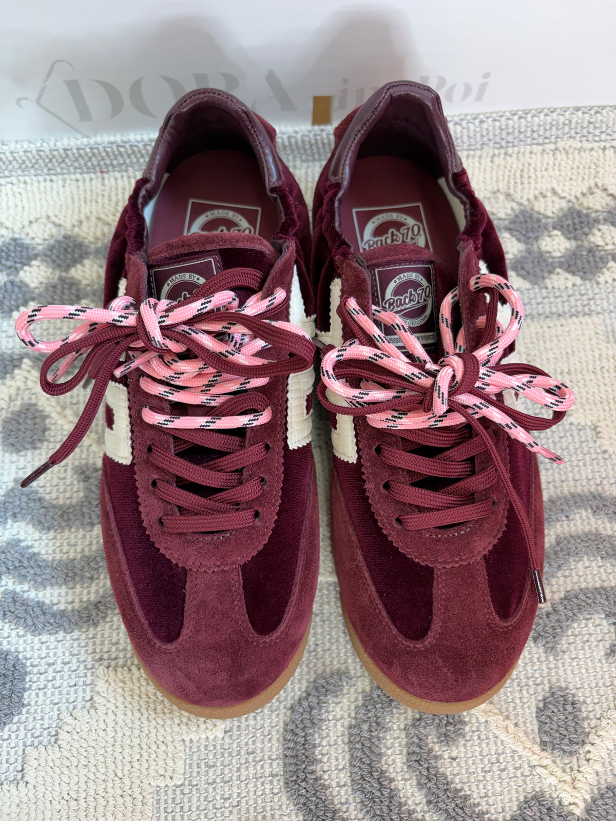 Sneakers bordeaux,BACK 70.