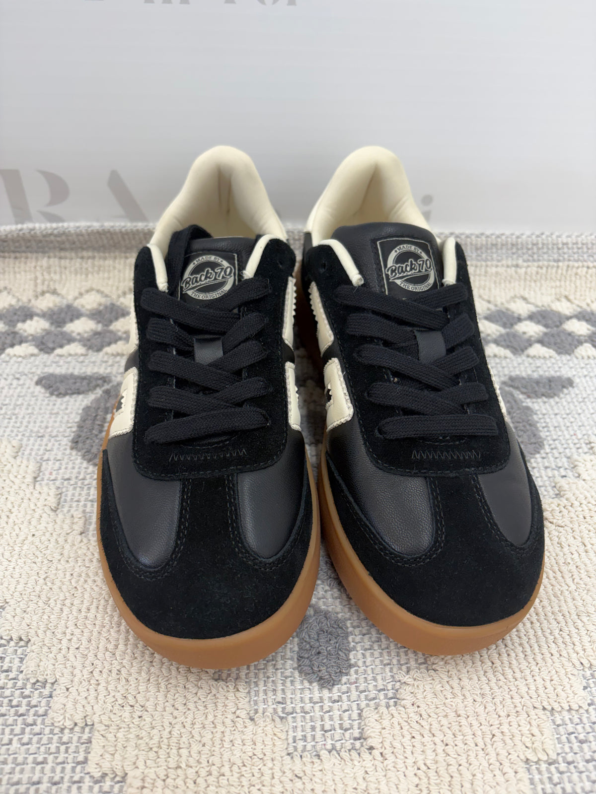 Sneakers nera alta,BACK70